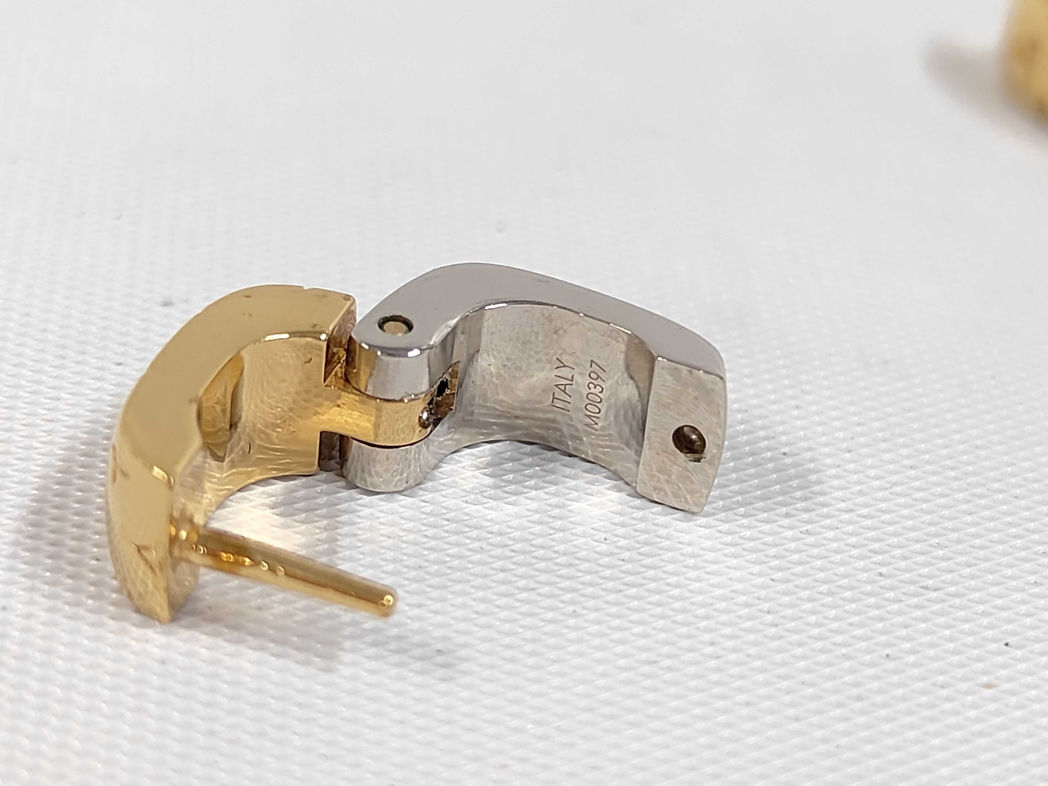 Boucles d'Oreilles Nanogram Earrings GP Gold Silver M00397 LE0222 Louis Vuitton Earrings — view 4