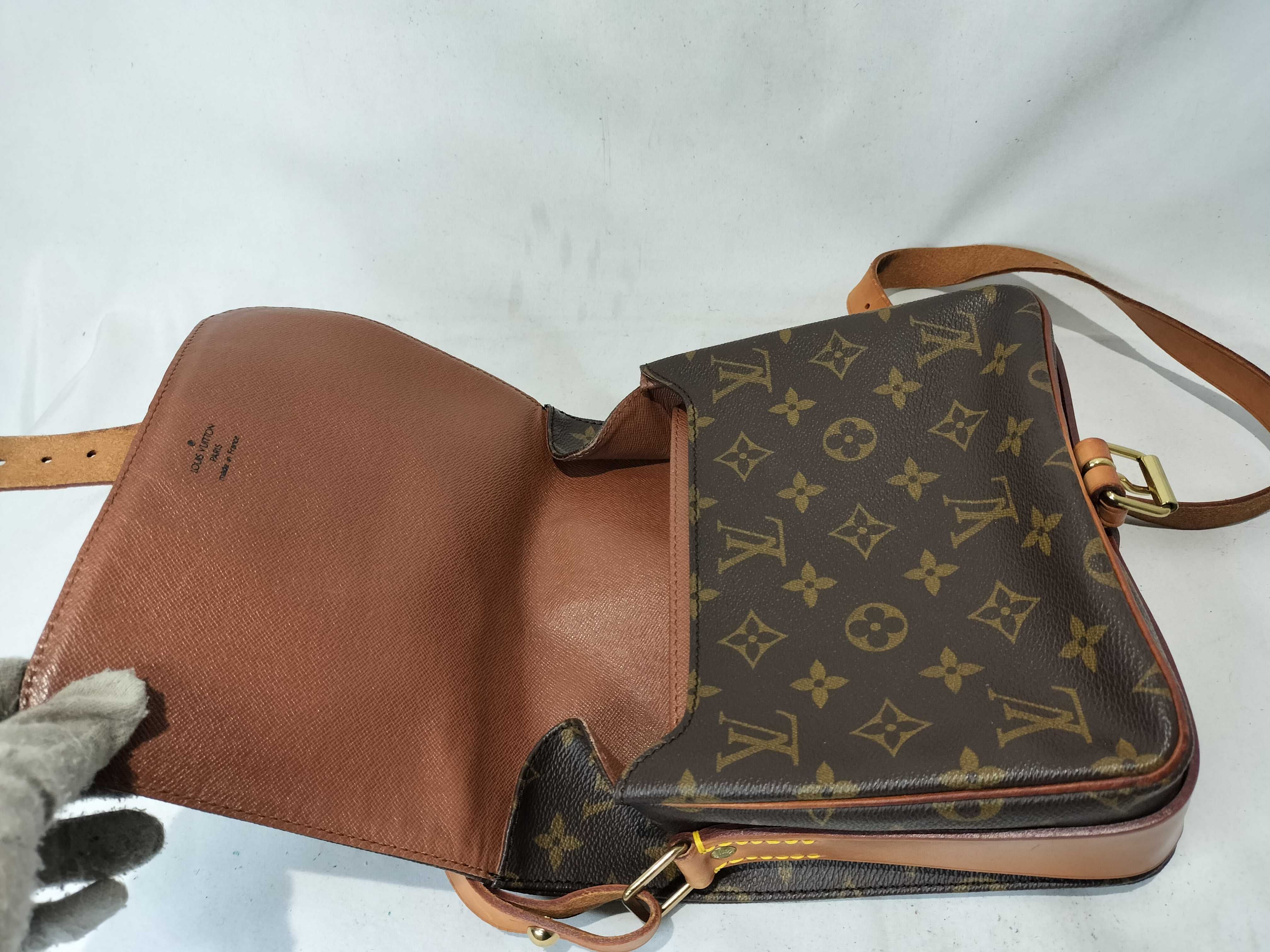 Monogram Cartouchiere Shoulder Bag — view 8