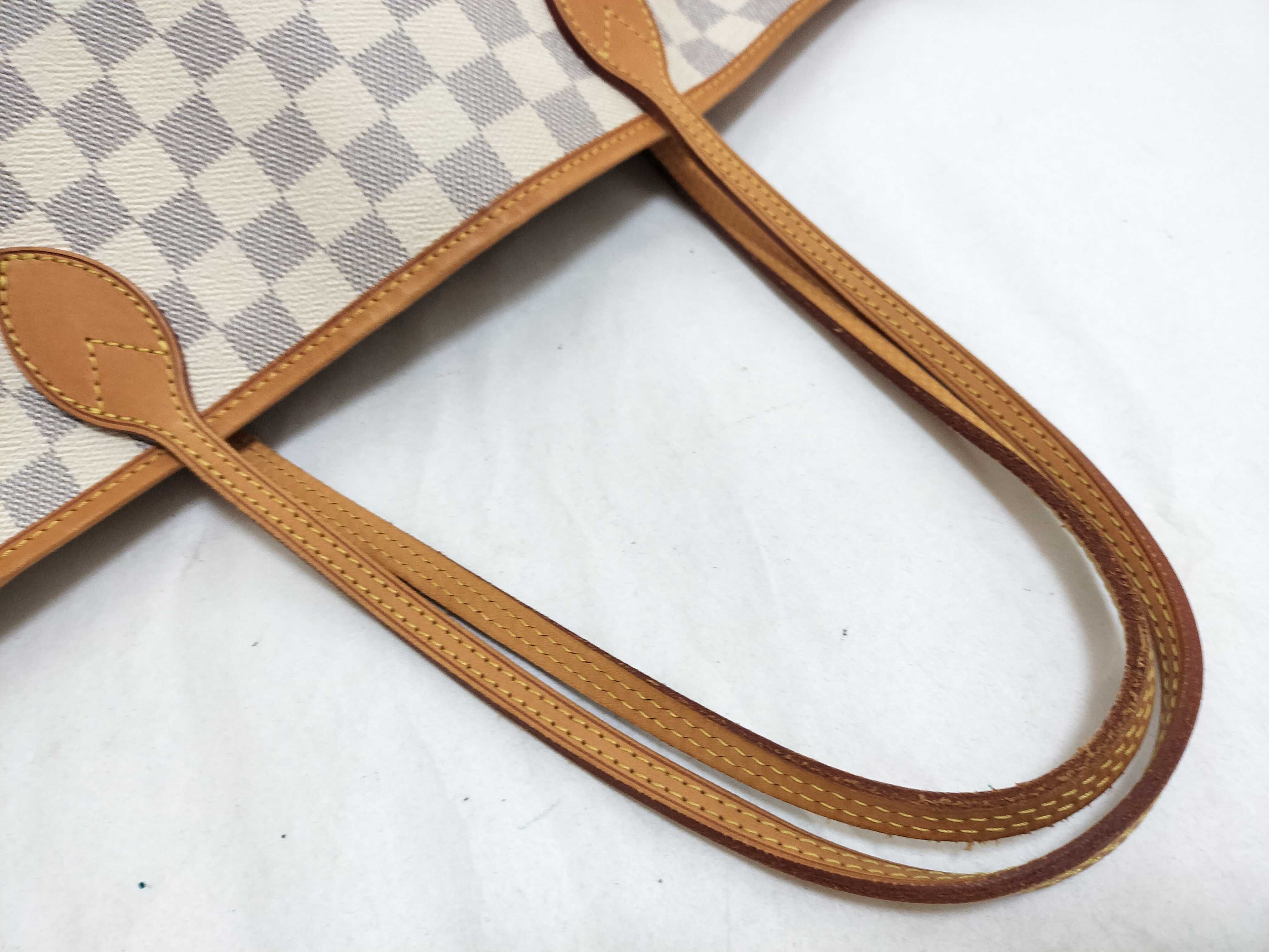 Damier Azur Neverfull MM N51107 Tote Bag — view 3