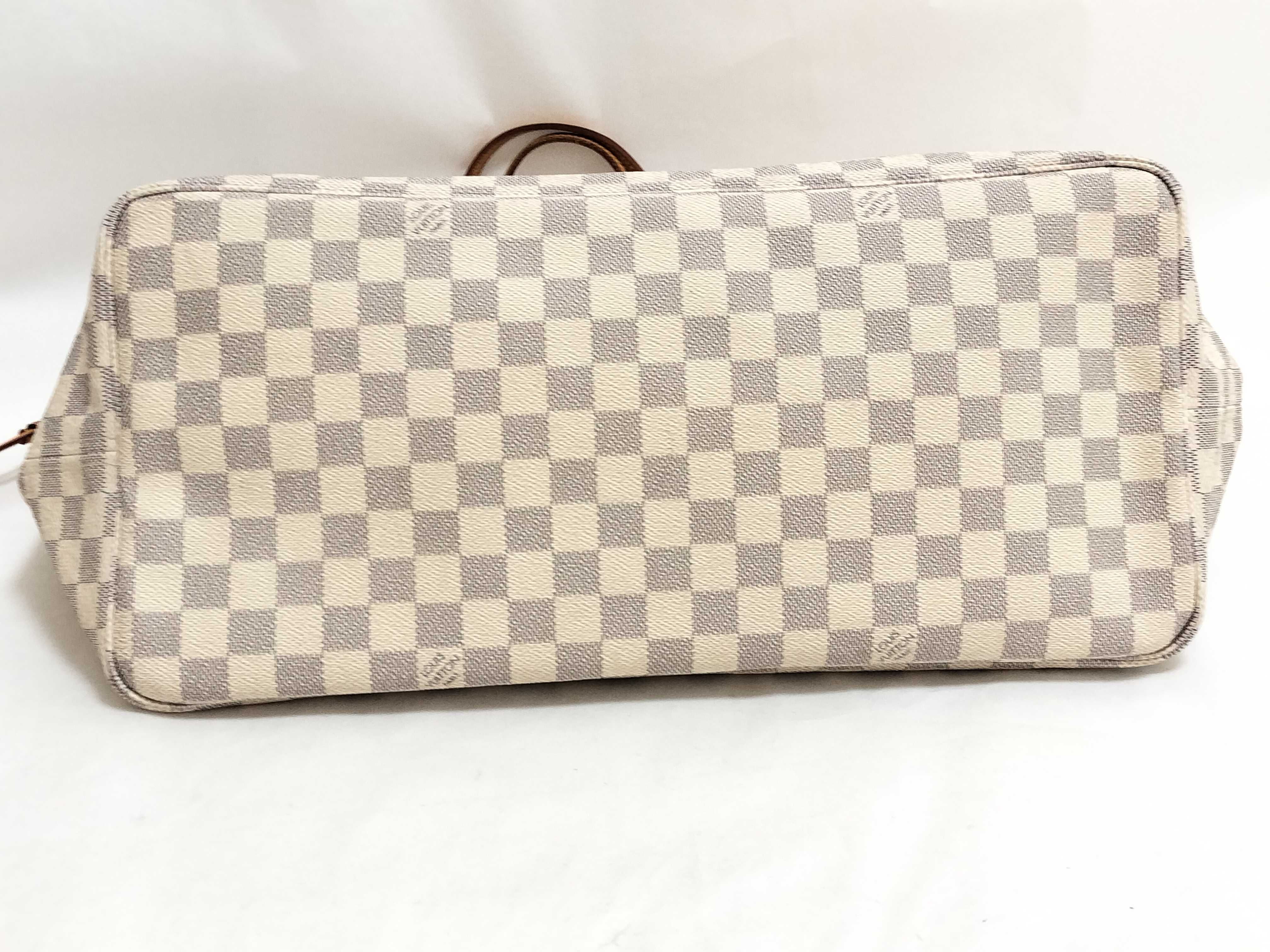 Damier Azur Neverfull MM N51107 Tote Bag — view 7
