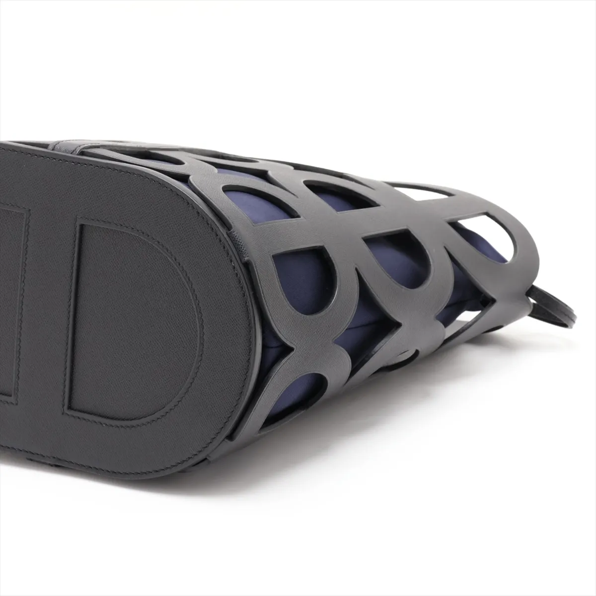 Hermès Chaine d'Ancre Veau Madame Black x Navy Y:2020 — view 3