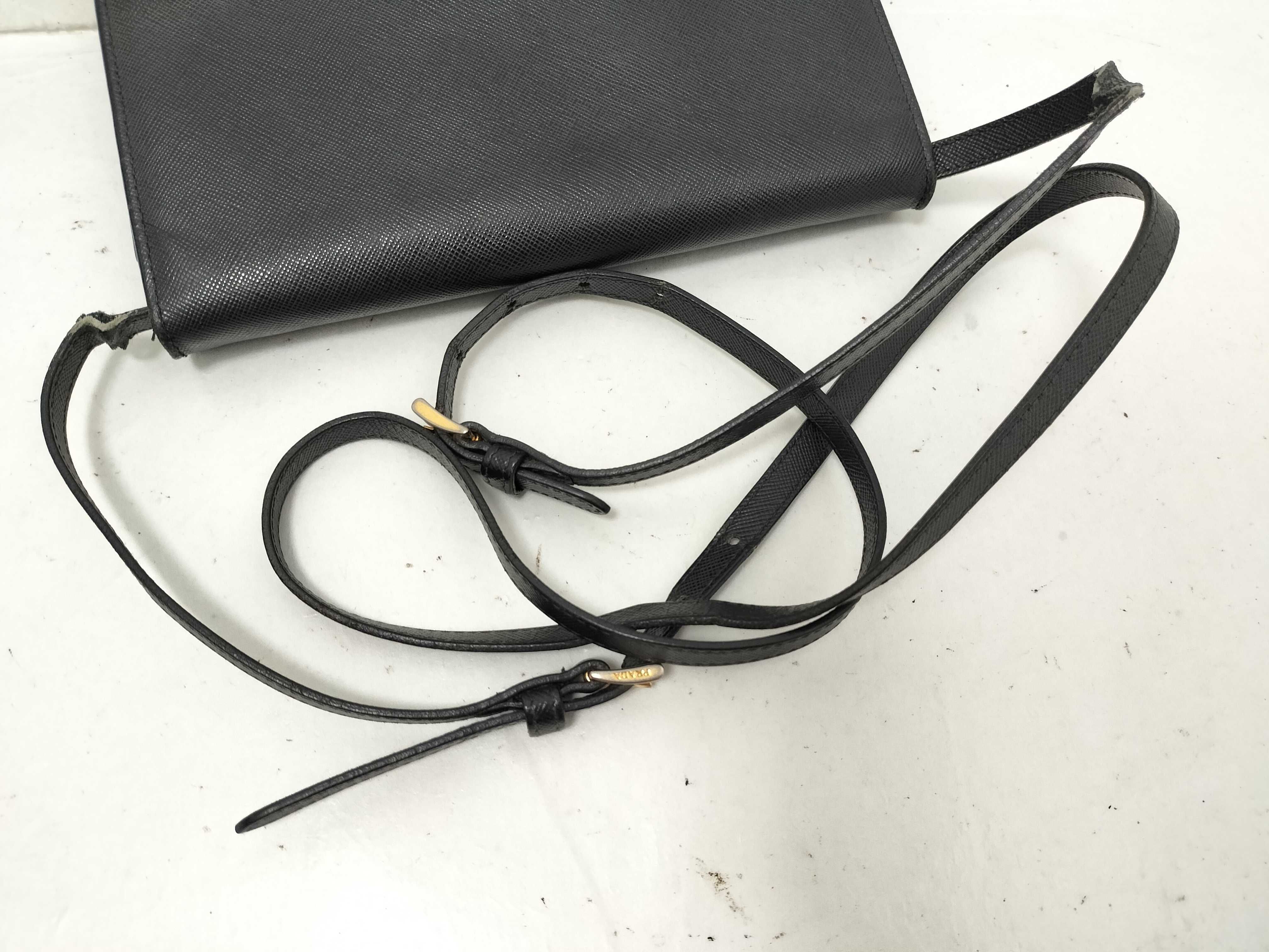 Shoulder Bag Leather Black — view 3