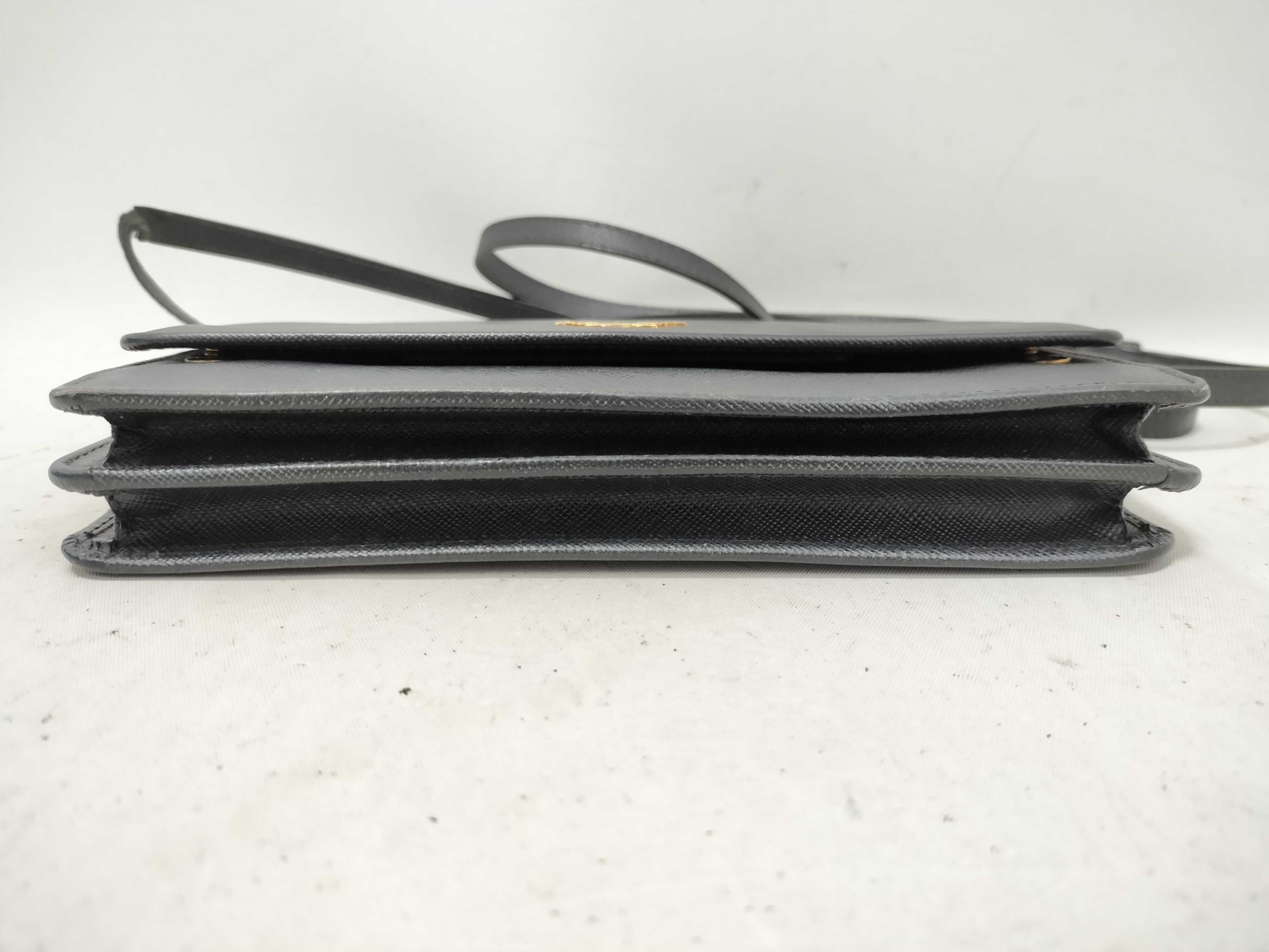 Shoulder Bag Leather Black — view 7
