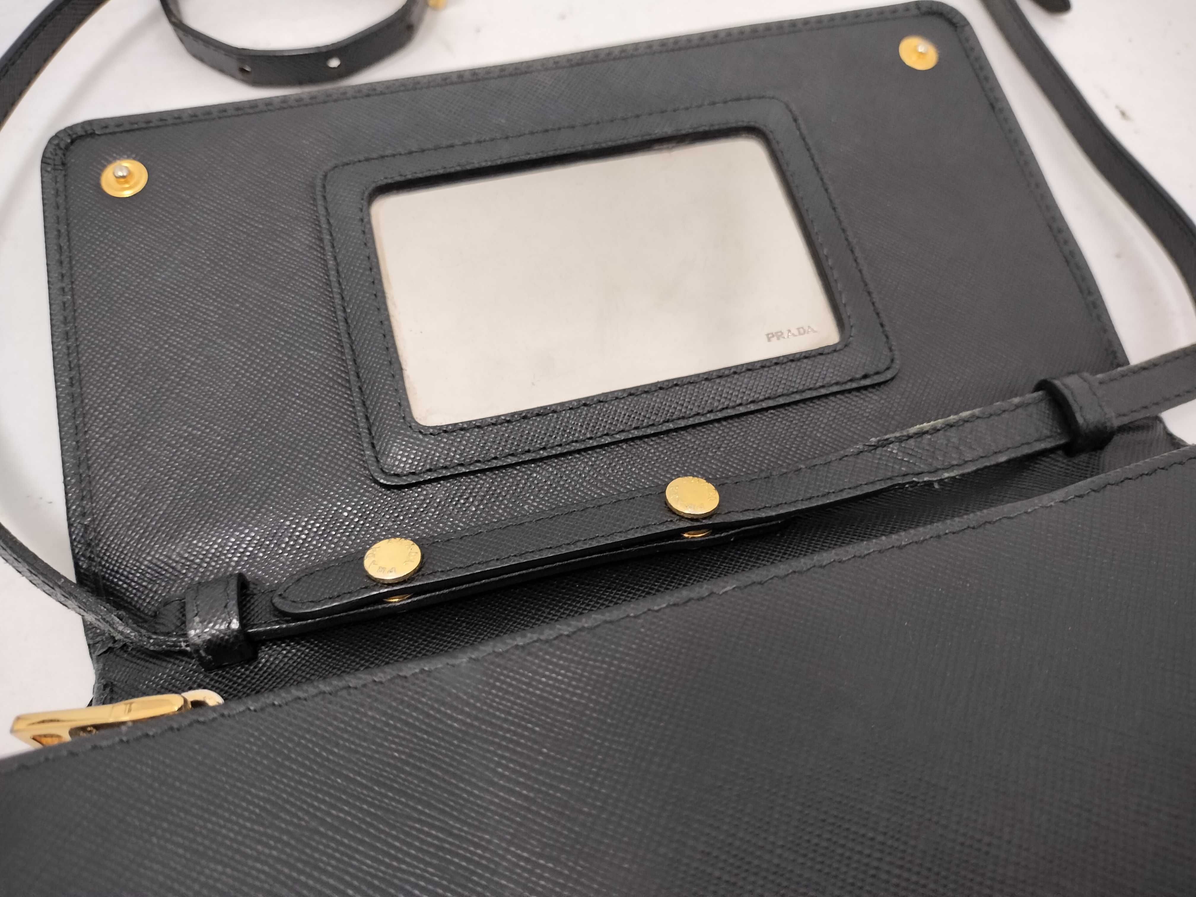 Shoulder Bag Leather Black — view 8
