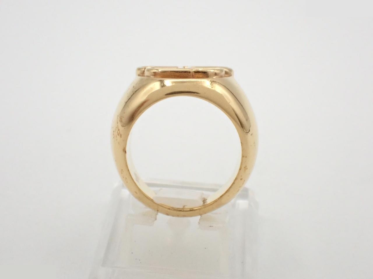 Other line: Precious metal rings, stamped 52, actual size #11 — view 3
