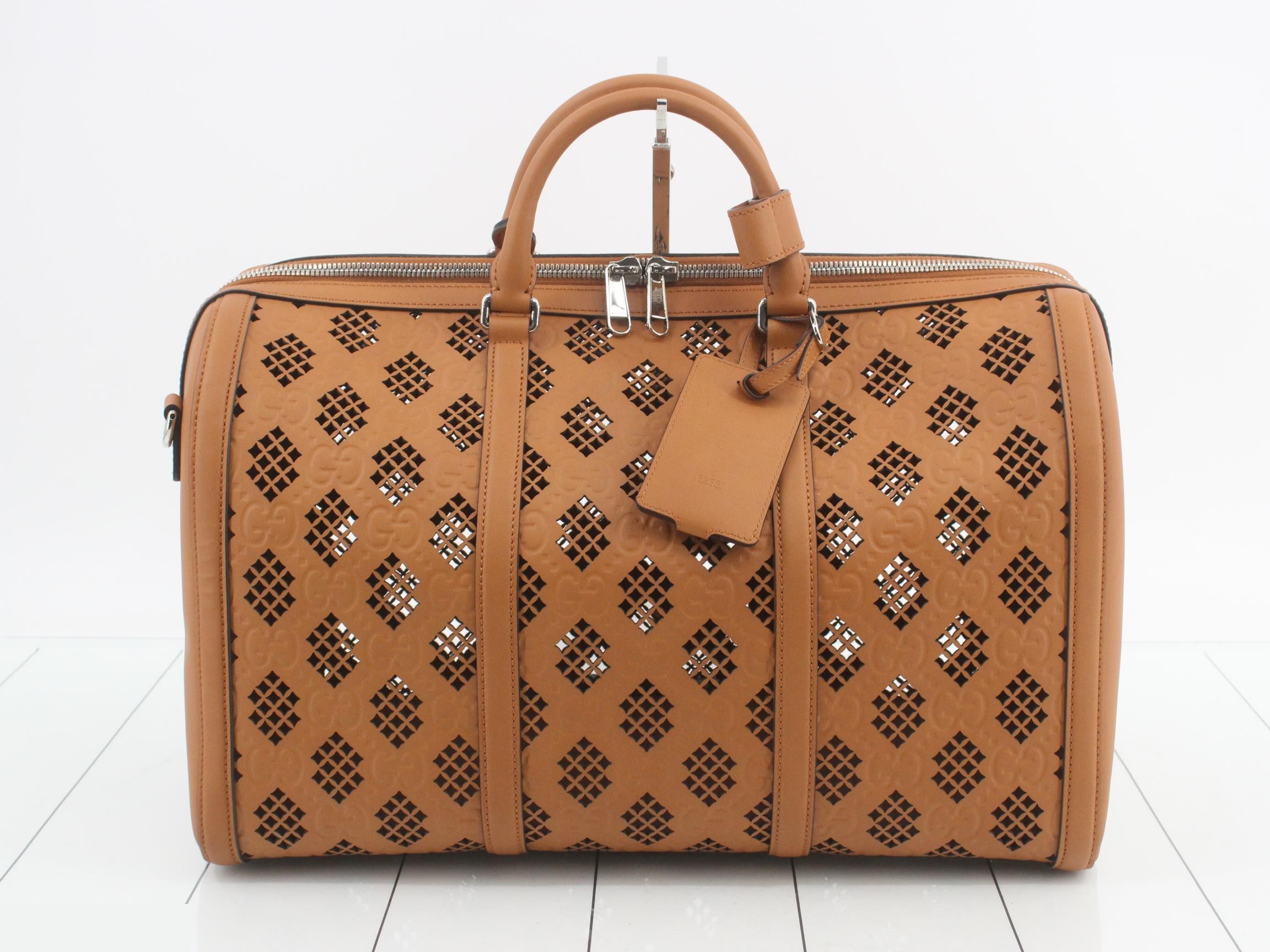 GG embossed duffel bag