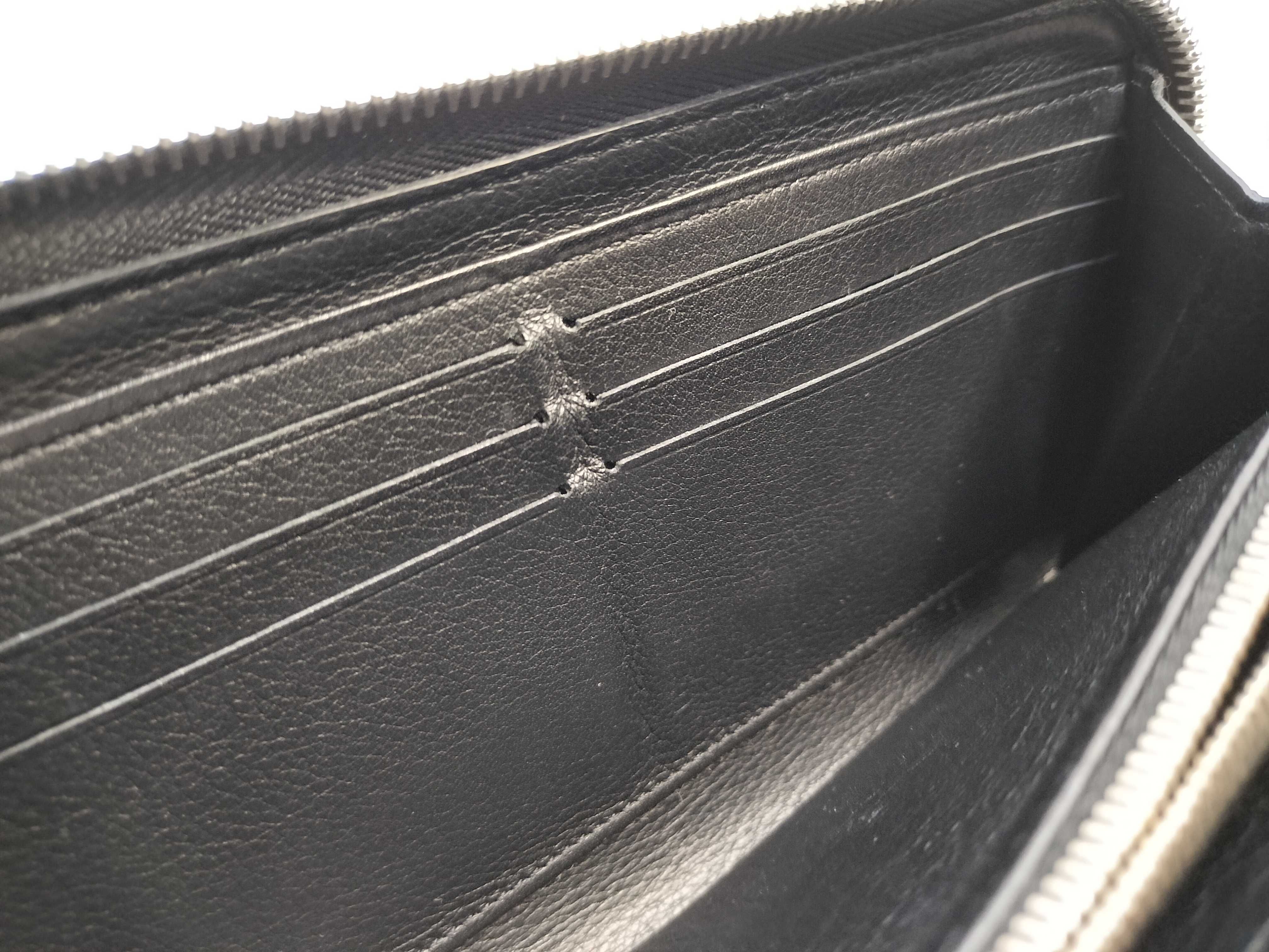 Mahina Zippy Black Long Wallet SV Metal Fittings TN4118 B243 Wallet — view 13