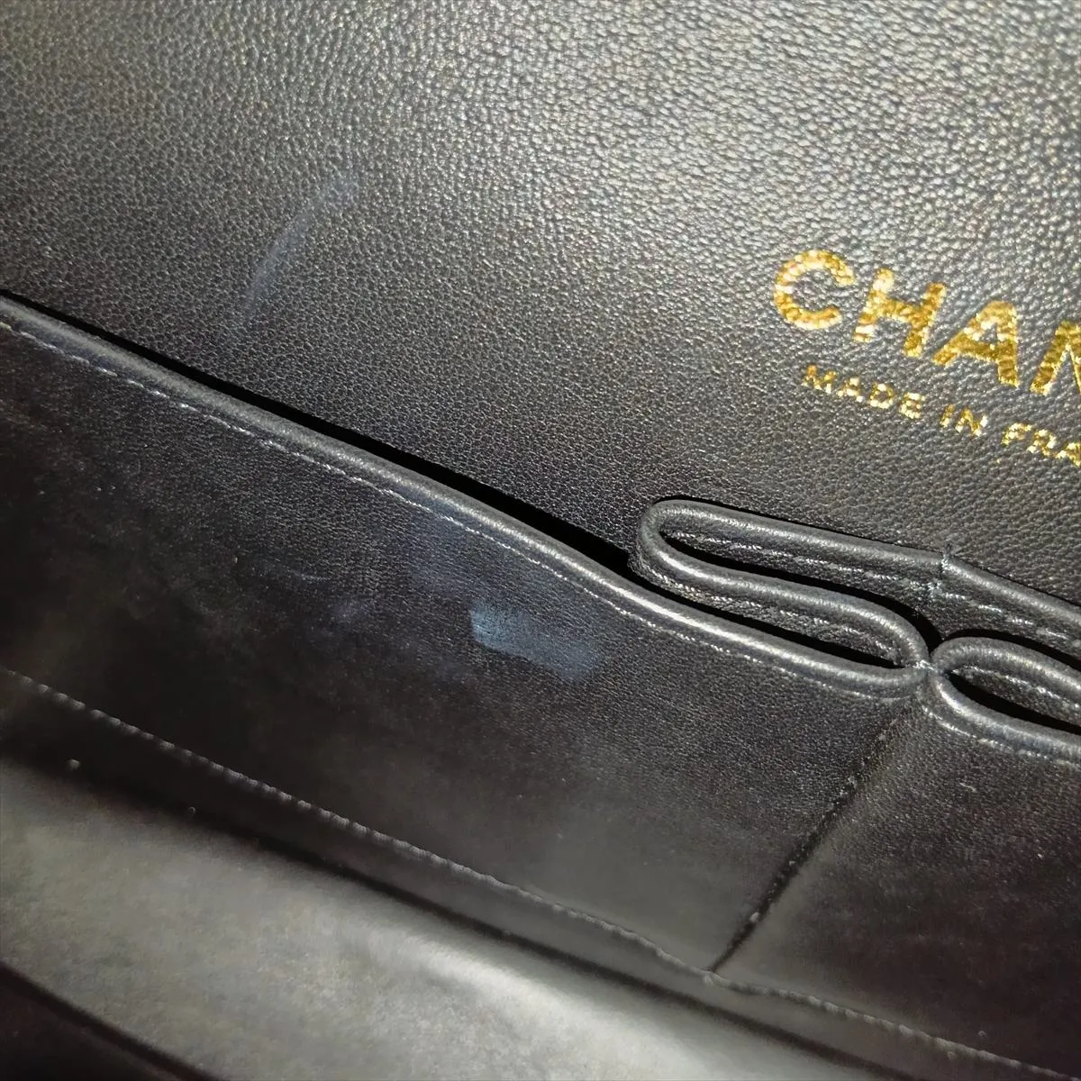 [Individually packaged] Chanel Matelassé 25 Lambskin Double Flap Double Chain Bag, Black x White, Gold Hardware, PEGXCUE7 Random Plate, A01112 — view 14