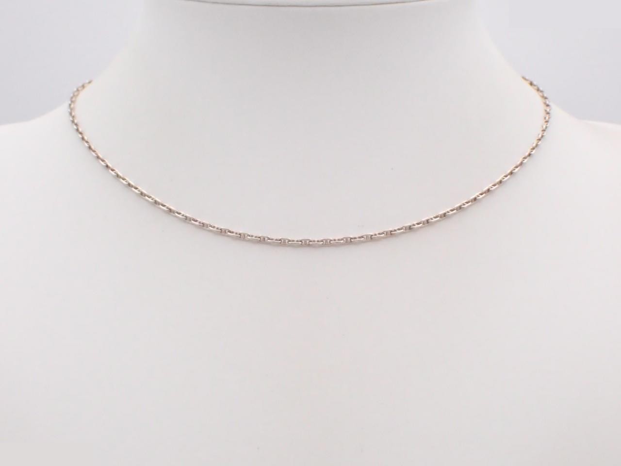 Sellier Mini Chaine d'Ancre Necklace, 925 sterling silver, 5.0g, chain approximately 40cm — view 3