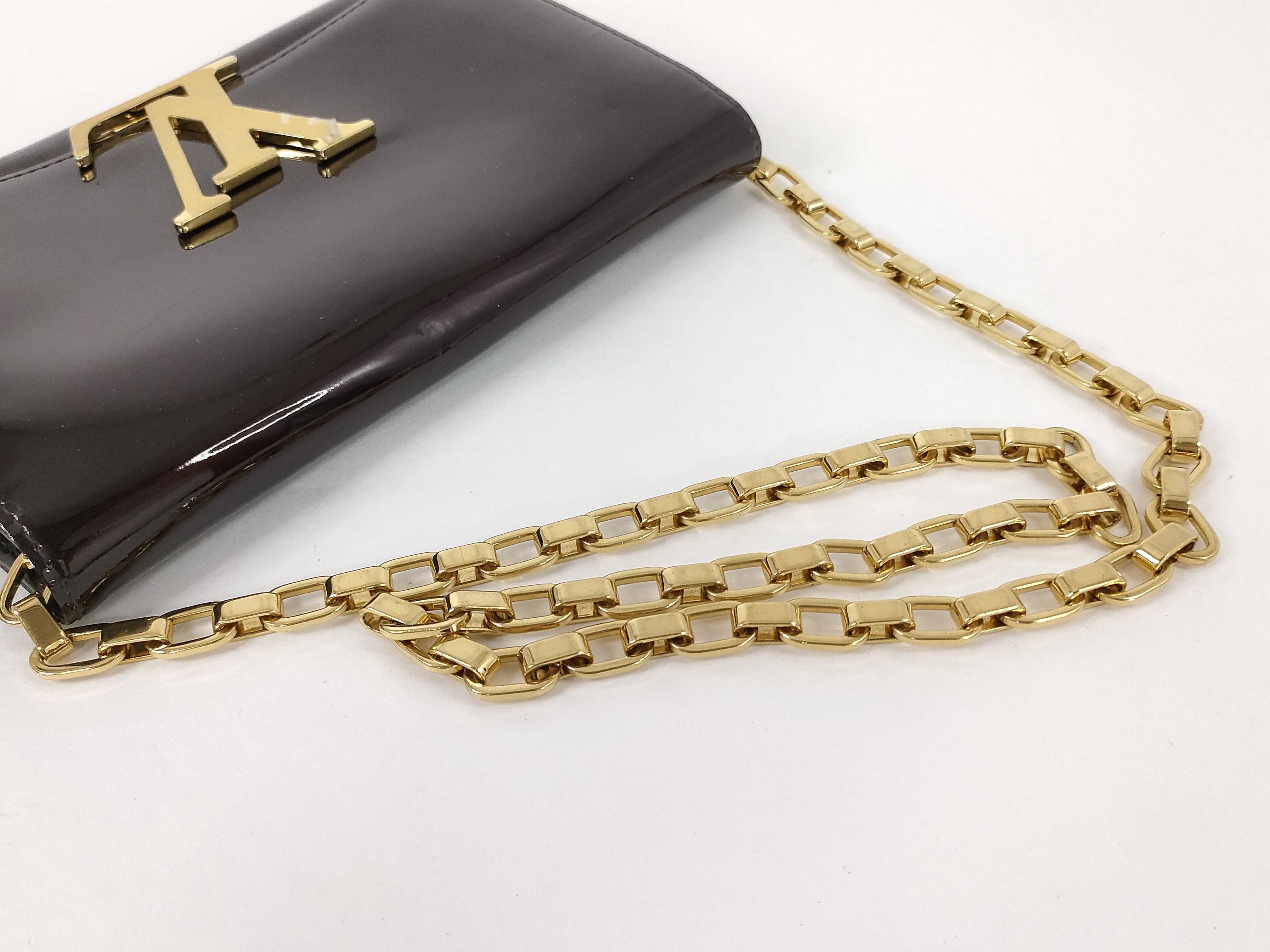 Vernis Flap Long Wallet Shoulder Bag — view 3