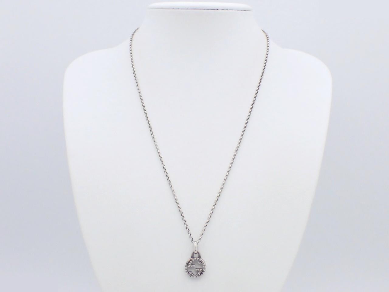 Interlocking G Necklace, SV925/7.3g, Chain approx. 50cm — view 3
