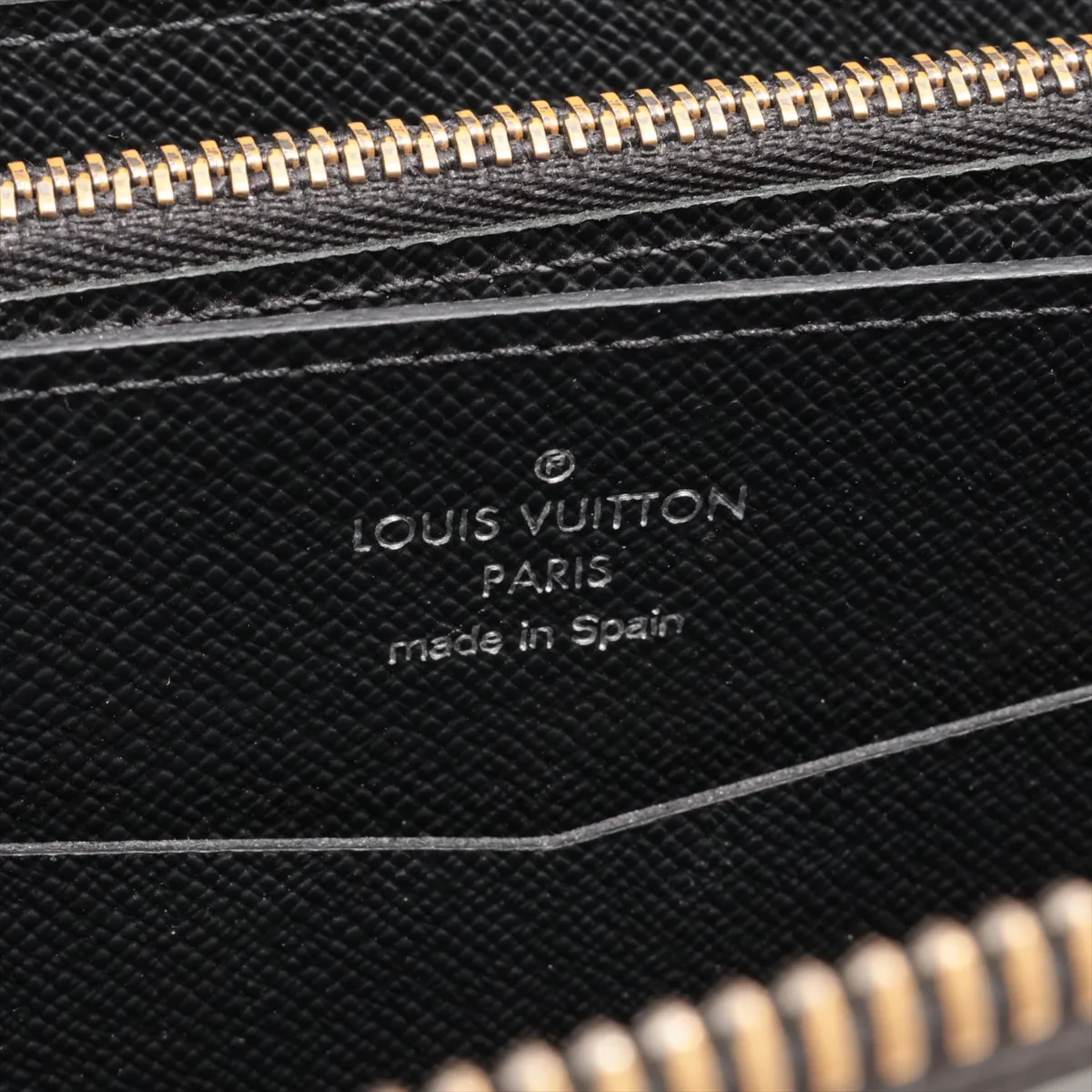 Monogram Eclipse Zippy XL M61698 CA1187 Black Round Zip Wallet — view 11