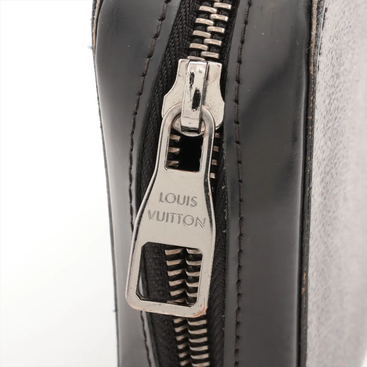 Monogram Eclipse Zippy XL M61698 CA1187 Black Round Zip Wallet — view 13