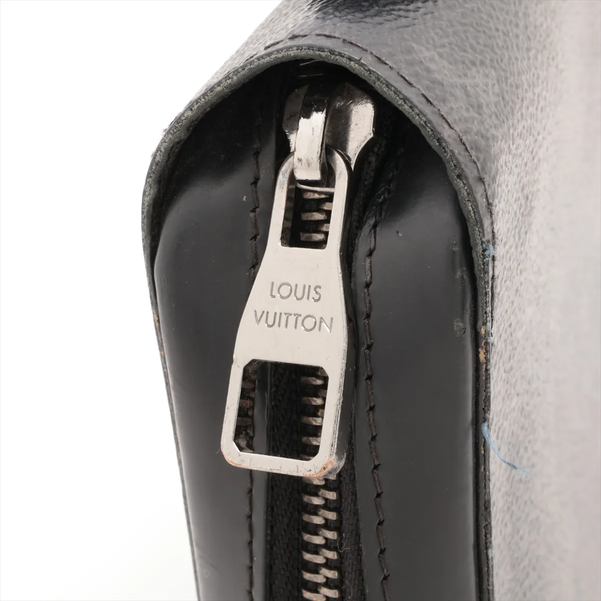 Monogram Eclipse Zippy XL M61698 CA1187 Black Round Zip Wallet — view 14