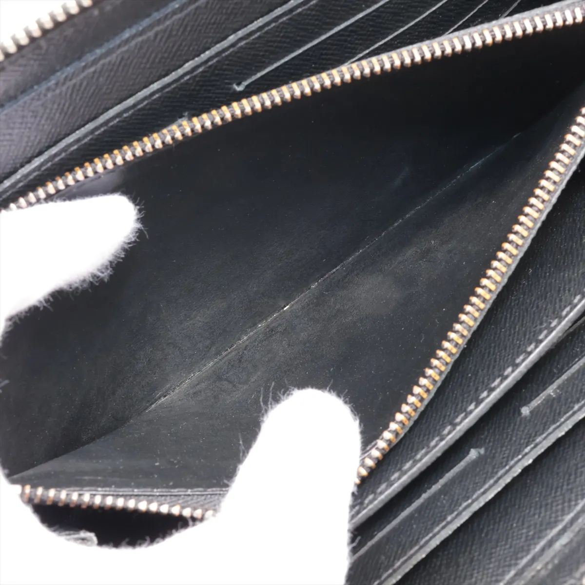 Monogram Eclipse Zippy XL M61698 CA1187 Black Round Zip Wallet — view 10