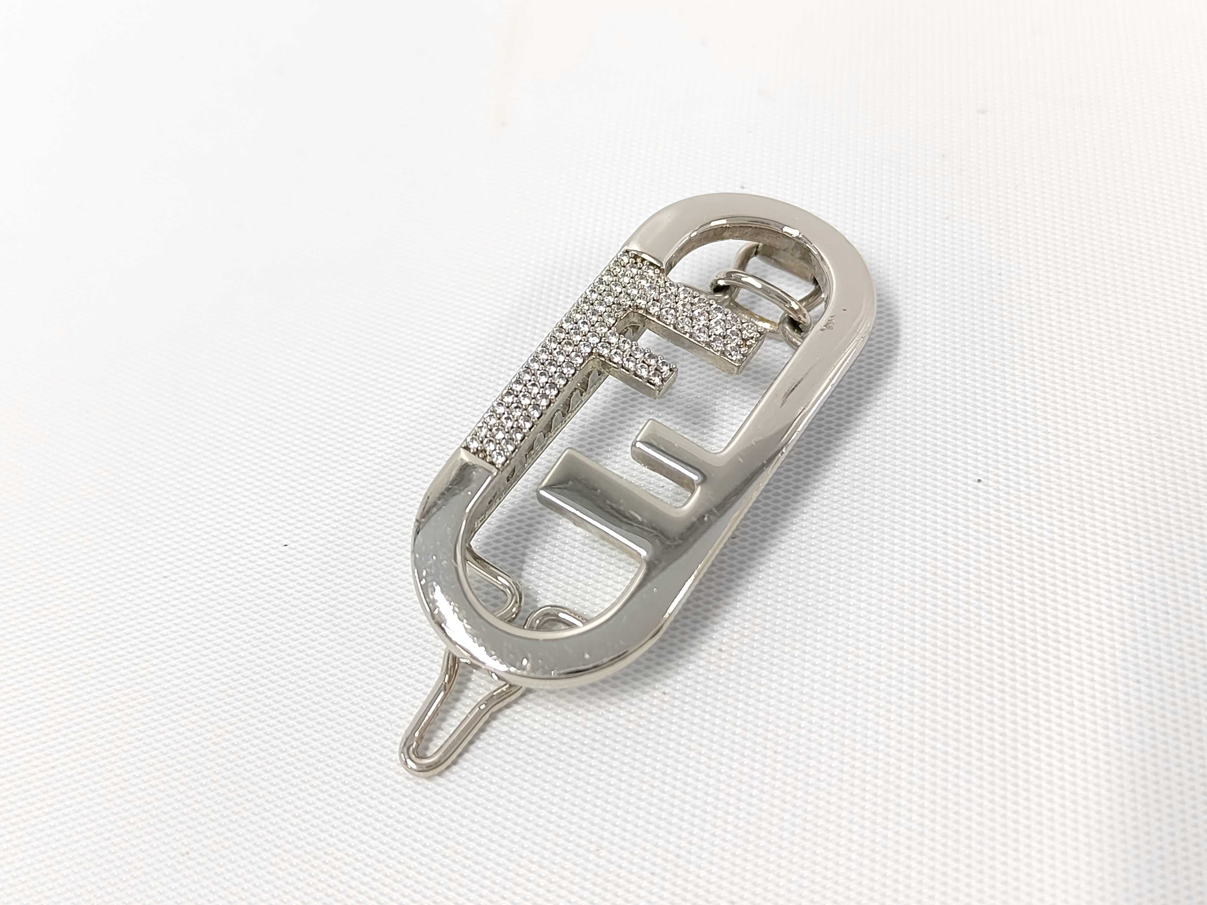Auroch FF Logo Crystal Barrette Key Case/Keychain