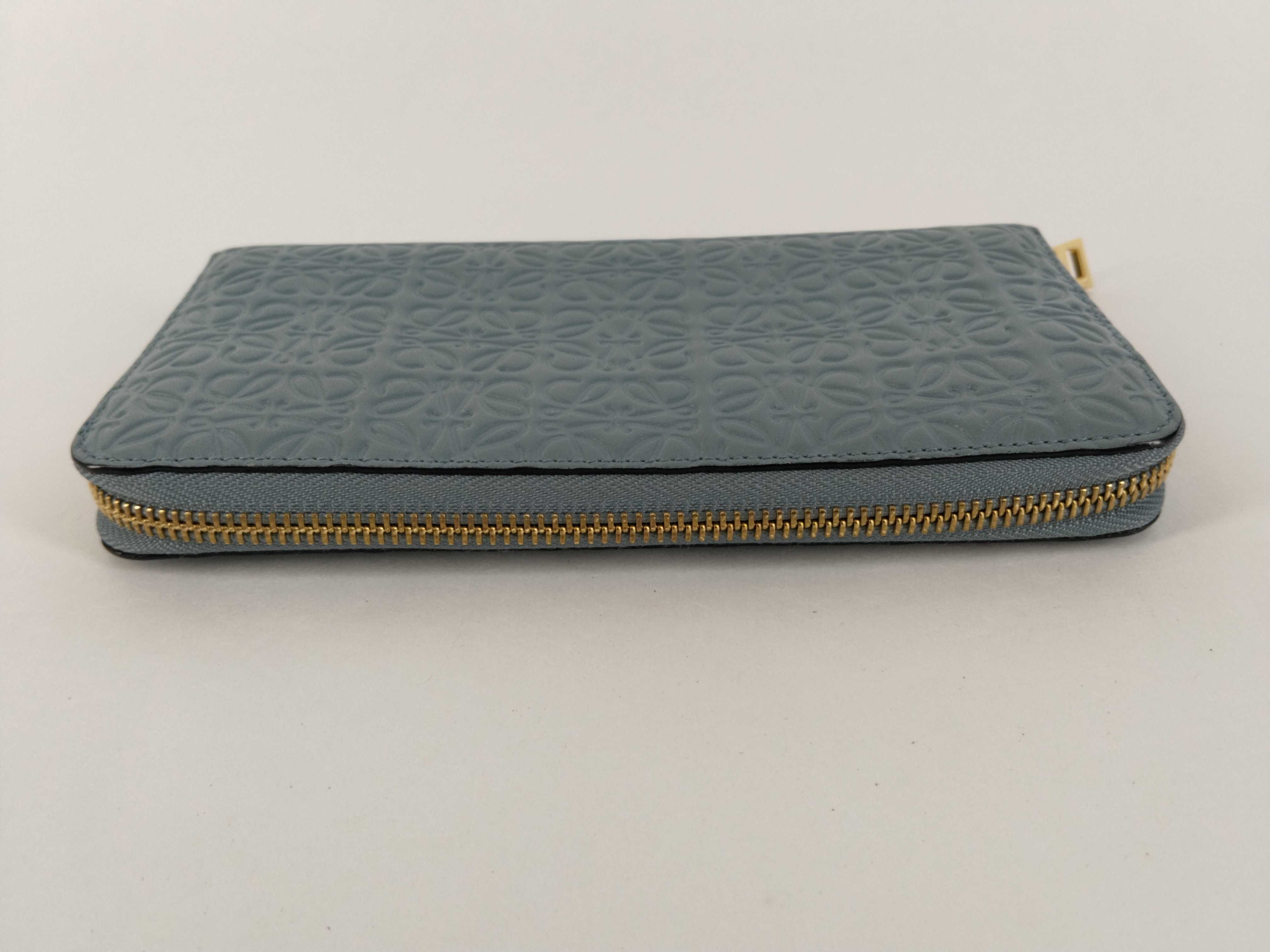 Anagram Round Zip Wallet, Blue, 261702 — view 8