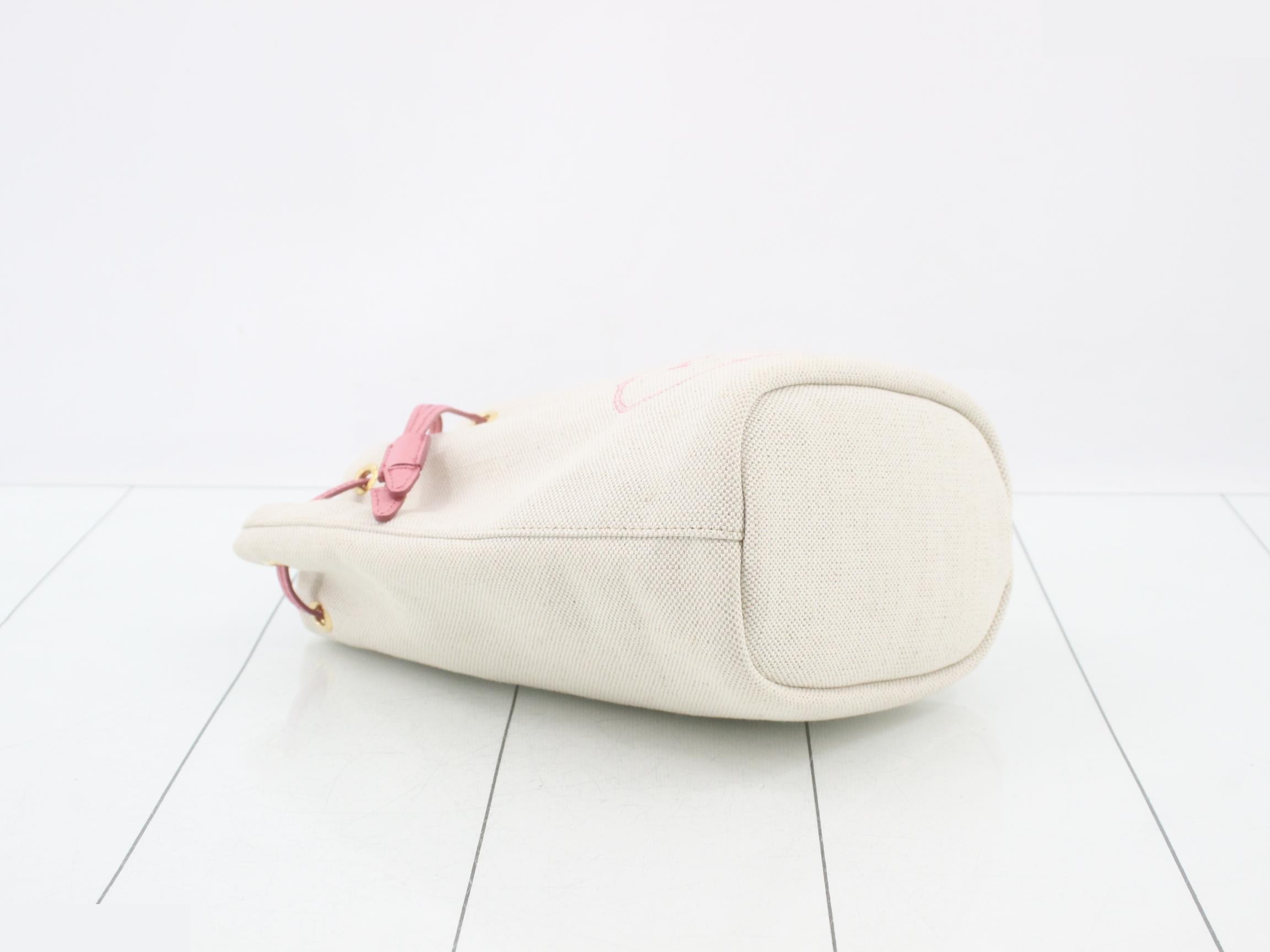 Bucket Bag, Drawstring Bag/Handbag, Canvas — view 5