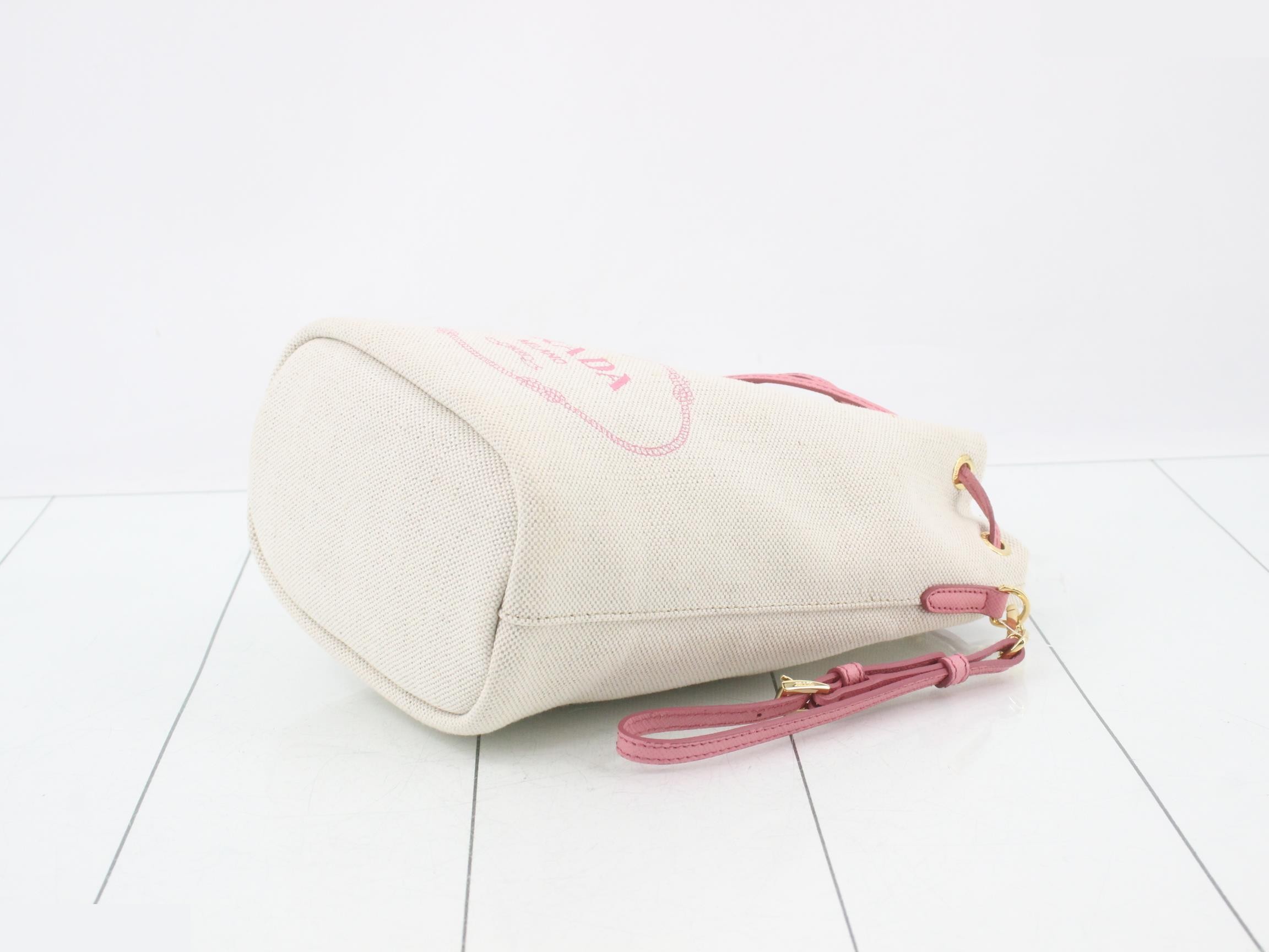 Bucket Bag, Drawstring Bag/Handbag, Canvas — view 6
