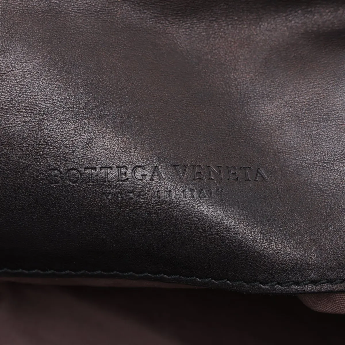 Leather Shoulder Bag, Black — view 9