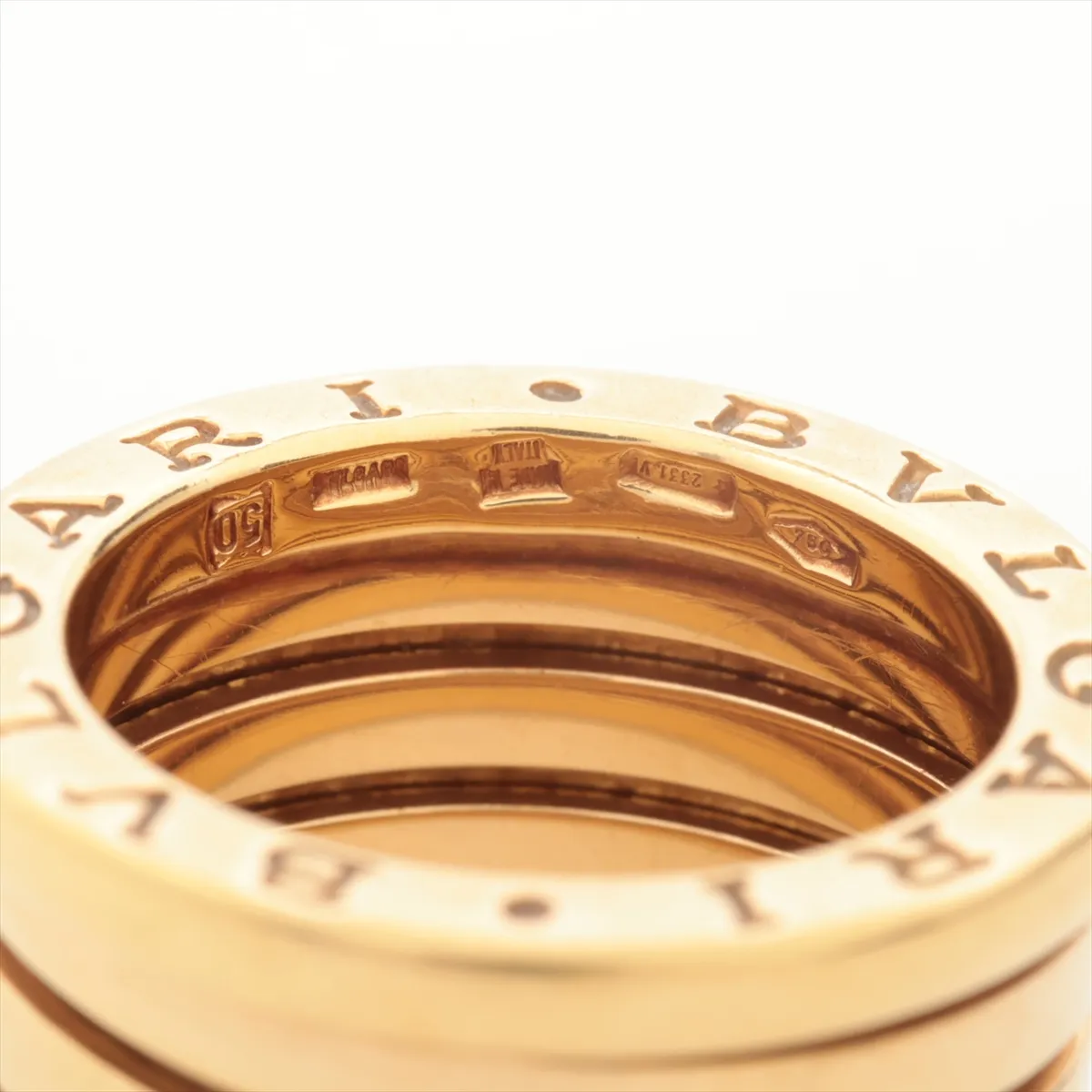 B.zero1 ring, 750 (yellow gold), 14.4g, 50, spring loose. — view 3