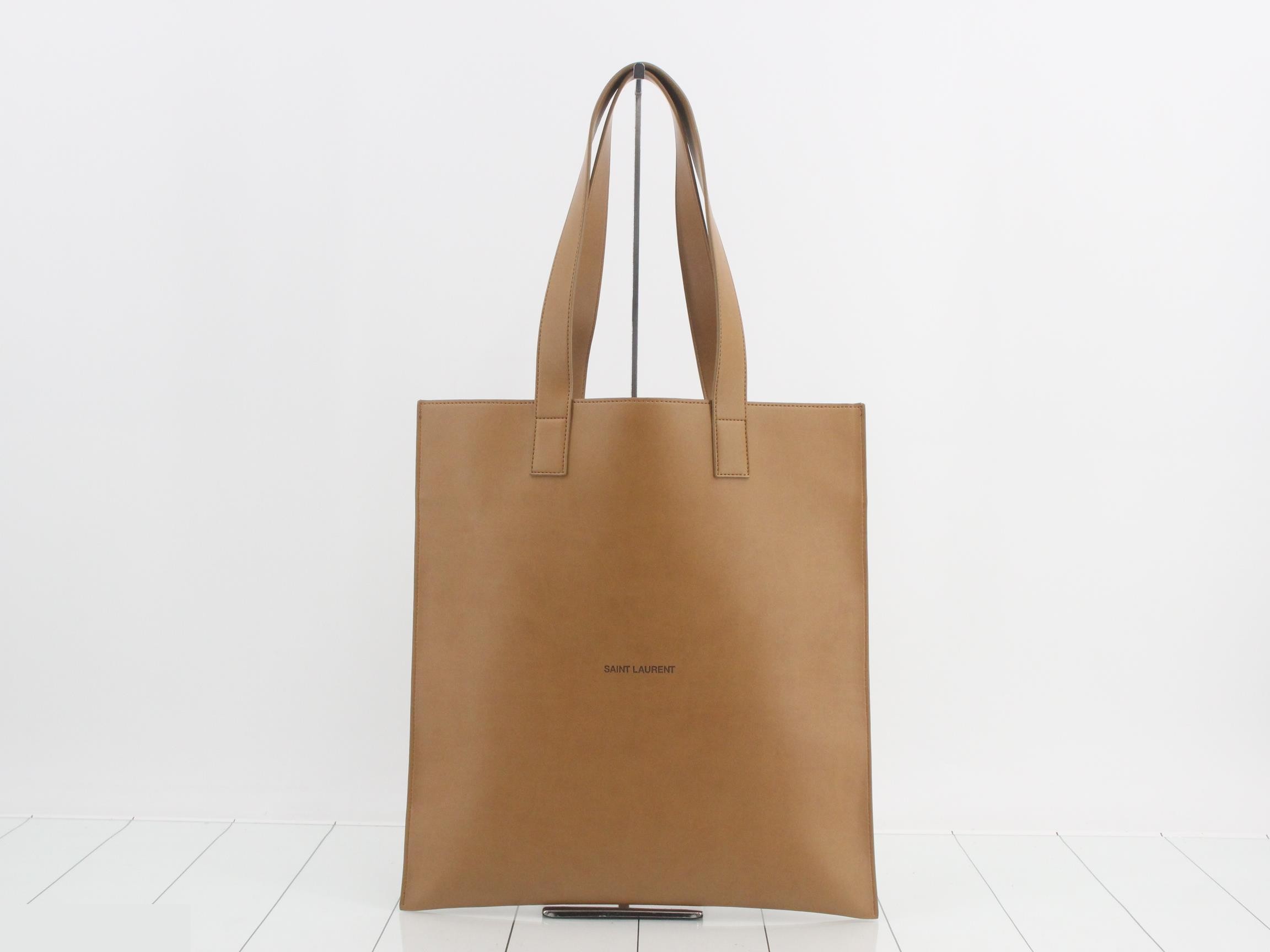 Cognac Apple Skin Tote Bag — view 2