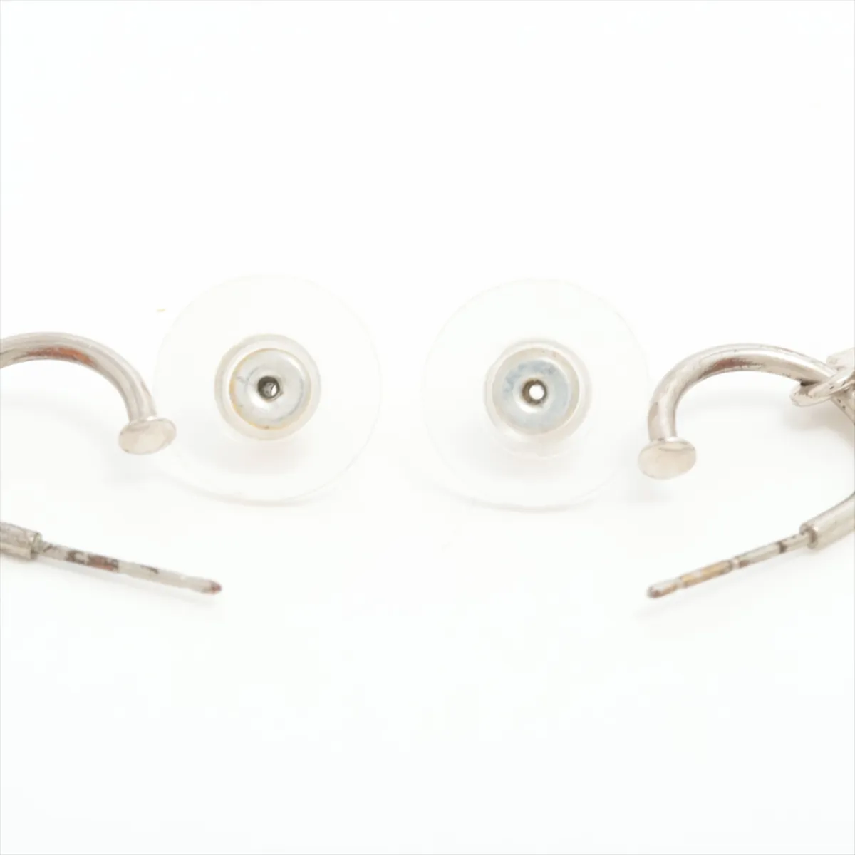 No. 5 Earrings (Pair) Metal Silver - Dents, — view 4