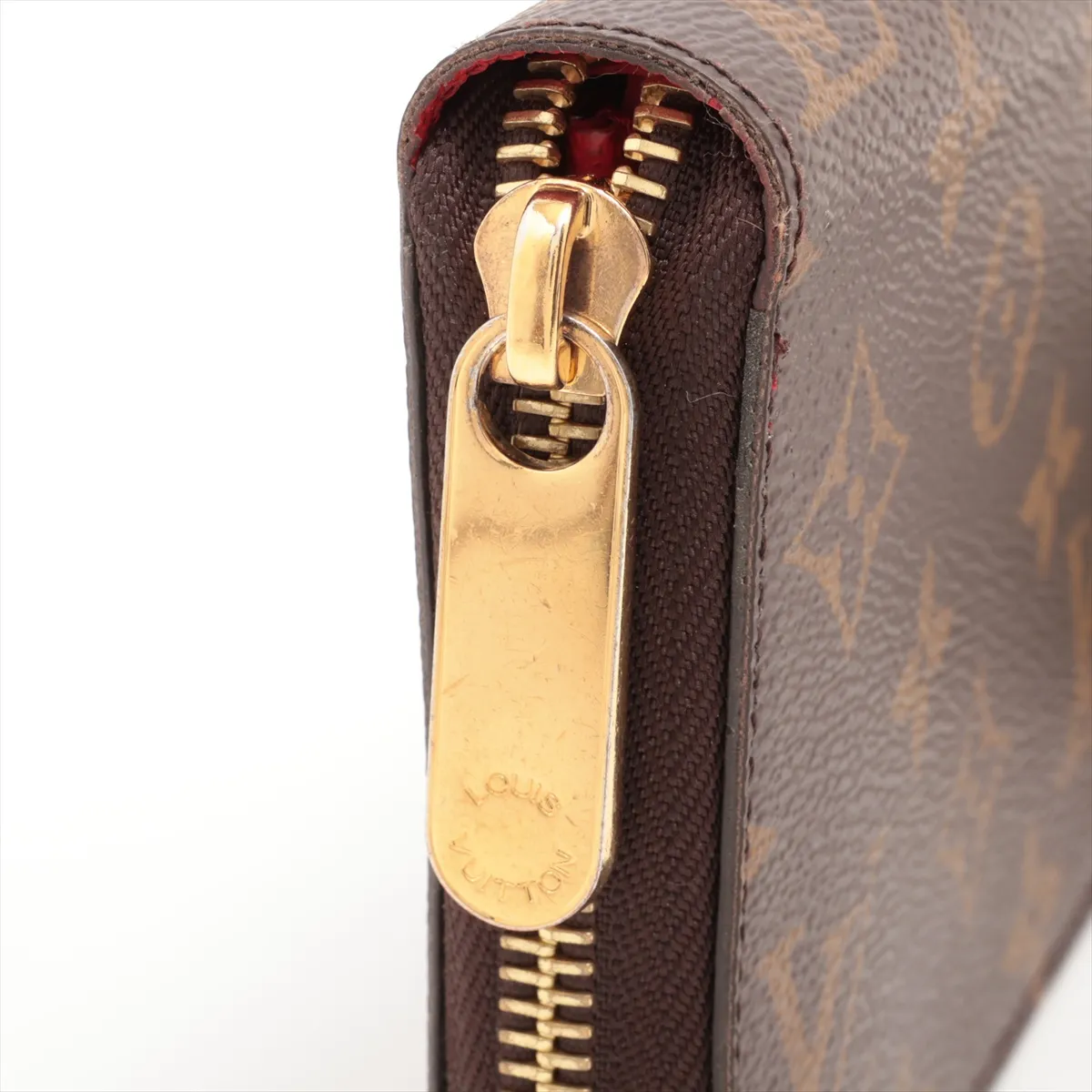 Monogram Zippy Wallet M41896 Coquelicot Round Zip Wallet RFID Reactive — view 14