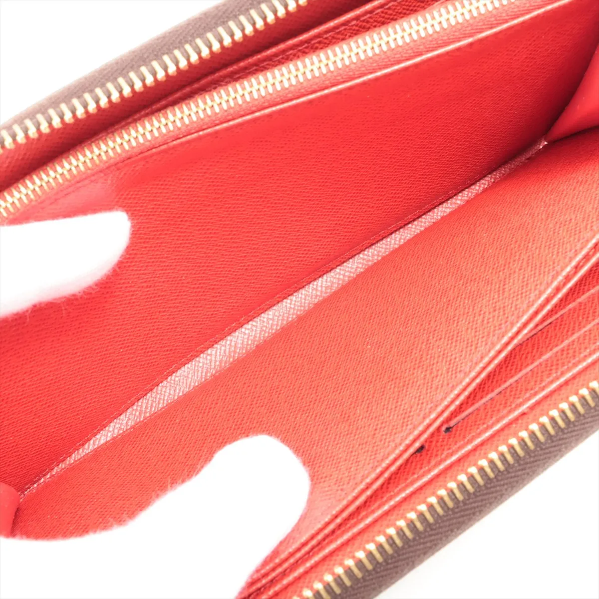 Monogram Zippy Wallet M41896 Coquelicot Round Zip Wallet RFID Reactive — view 6