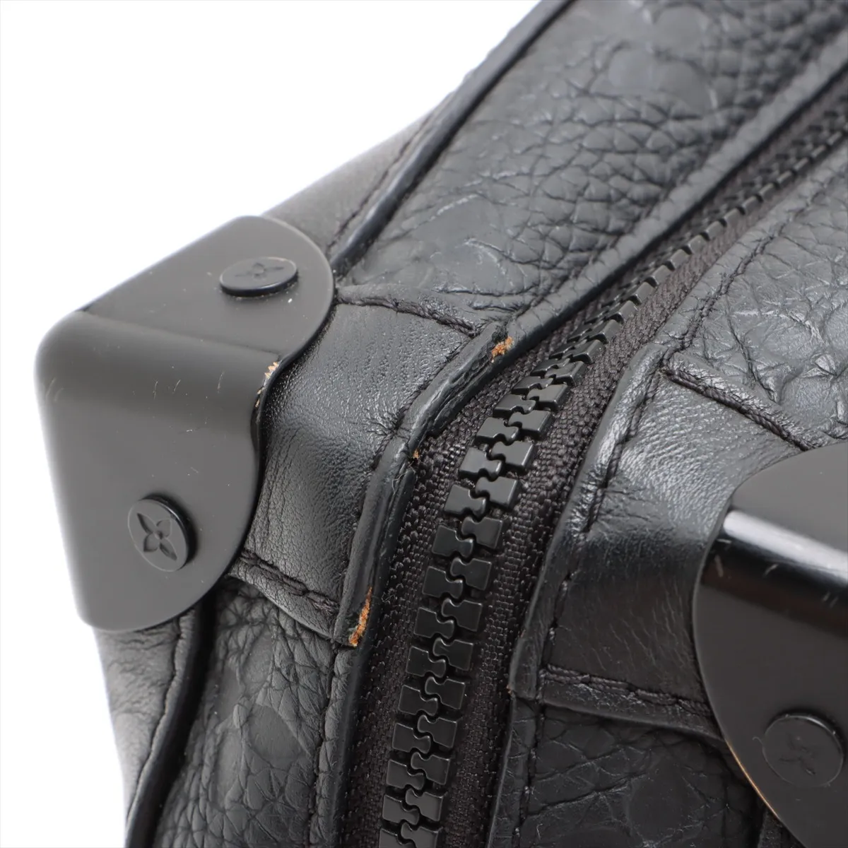 Taurillon Monogram Soft Trunk M53288 Black RFID Reactive — view 12