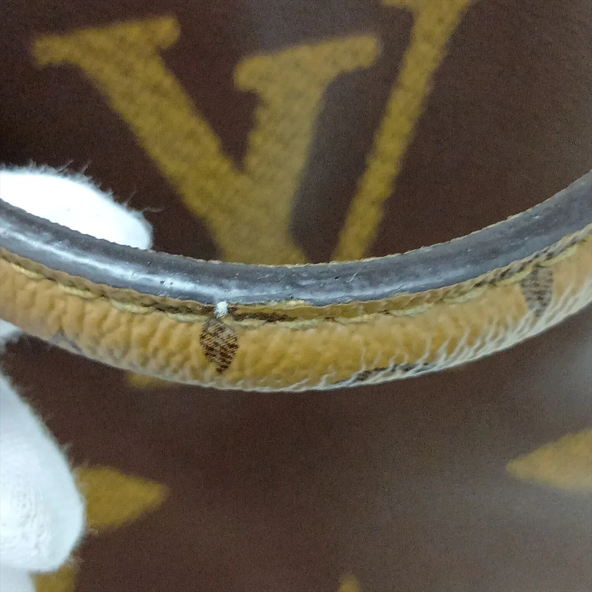 Giant Monogram Reverse OnTheGo MM M45321 Brown (RFID detected) — view 15