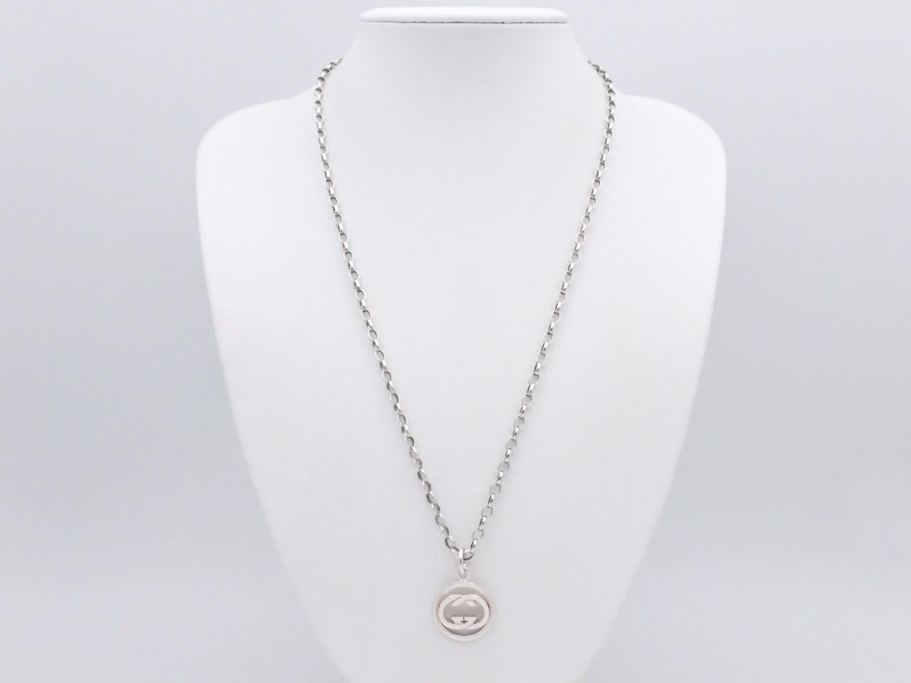 necklace, 925 sterling silver, 14.5g, Interlocking G — view 3