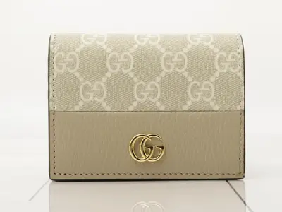 Double G Bicolor Card Case Wallet - Retail Price ¥69,850