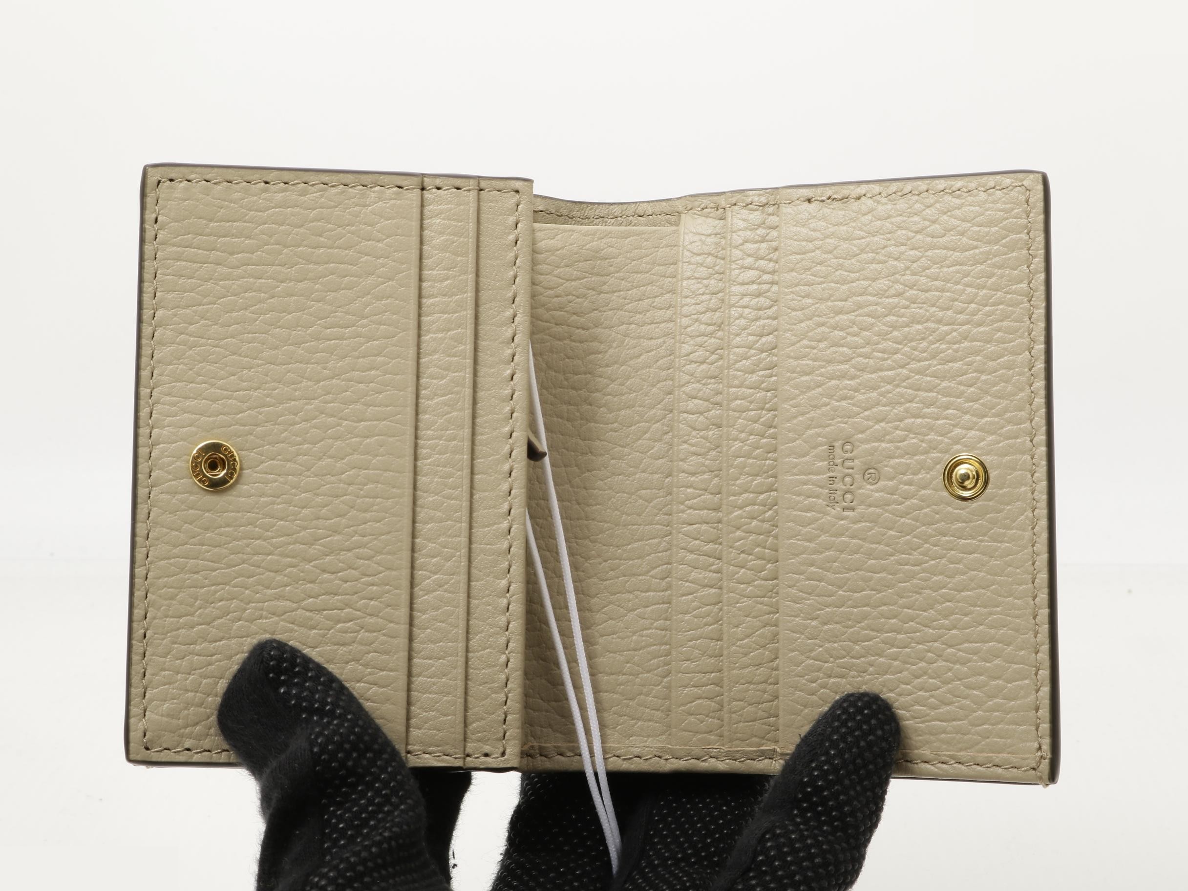Double G Bicolor Card Case Wallet - Retail Price ¥69,850 — view 4
