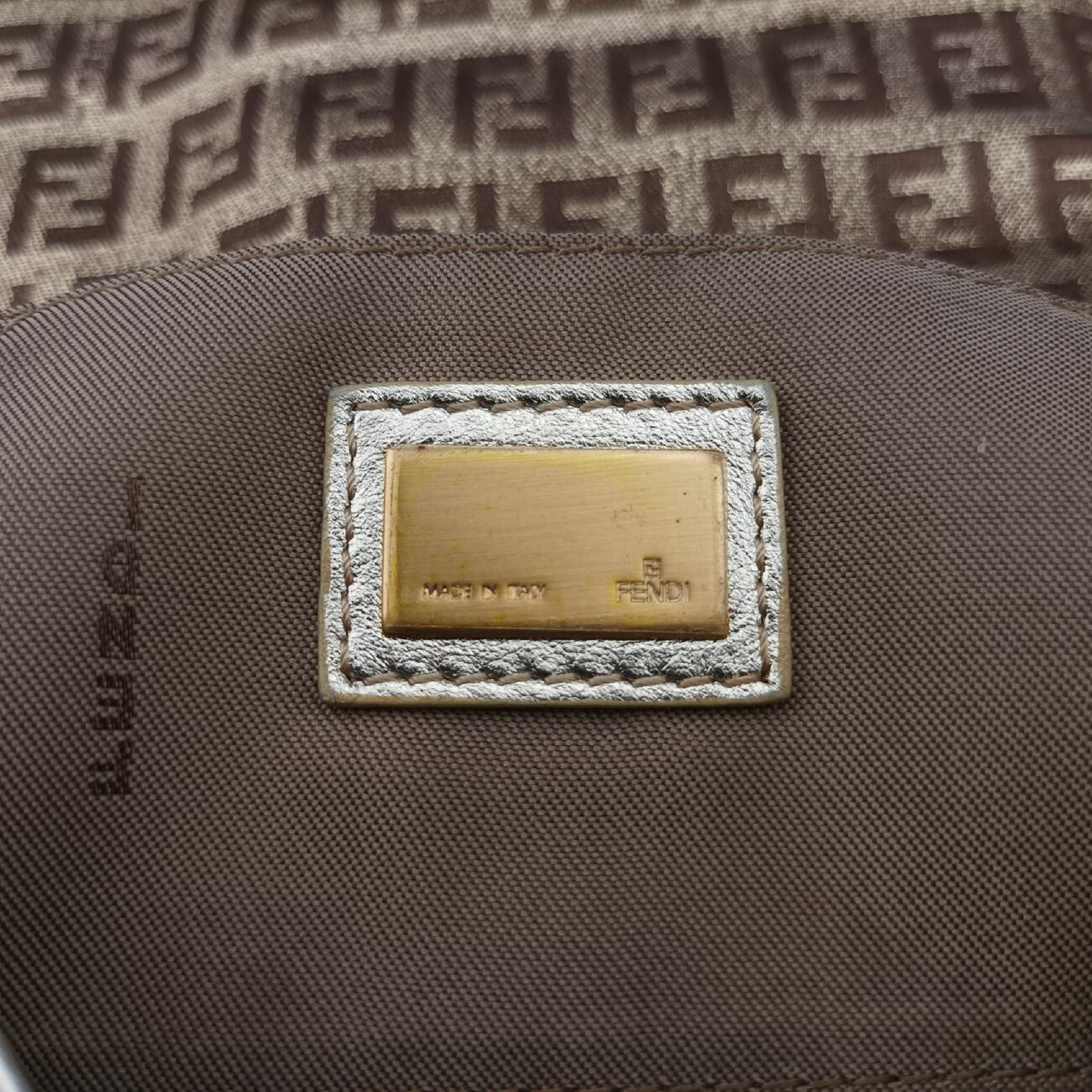 Zucchino Borsa Gold x Multicolor Canvas x Leather Shoulder Bag 8BR429 2241-8BR429-LPB-048 — view 7