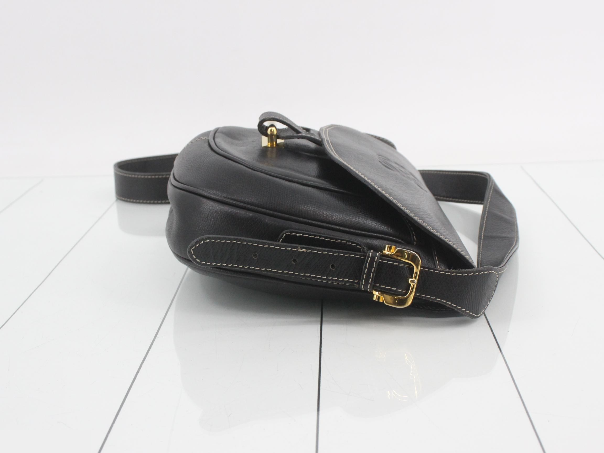 Anagram Leather Shoulder Bag — view 3