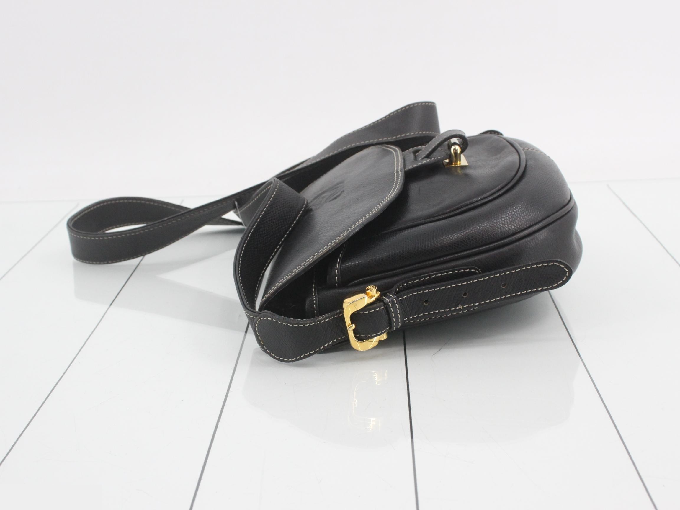 Anagram Leather Shoulder Bag — view 4