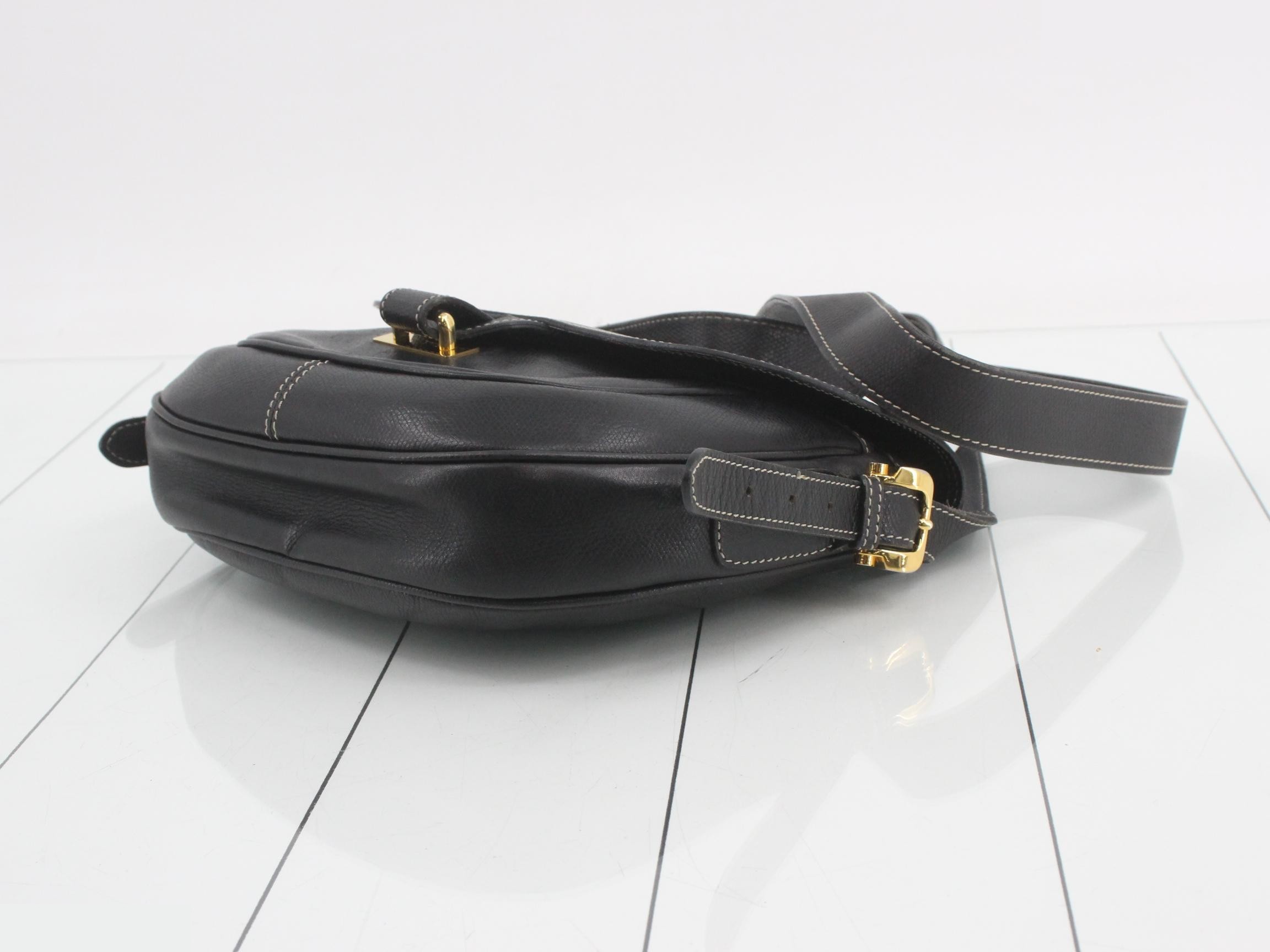 Anagram Leather Shoulder Bag — view 6