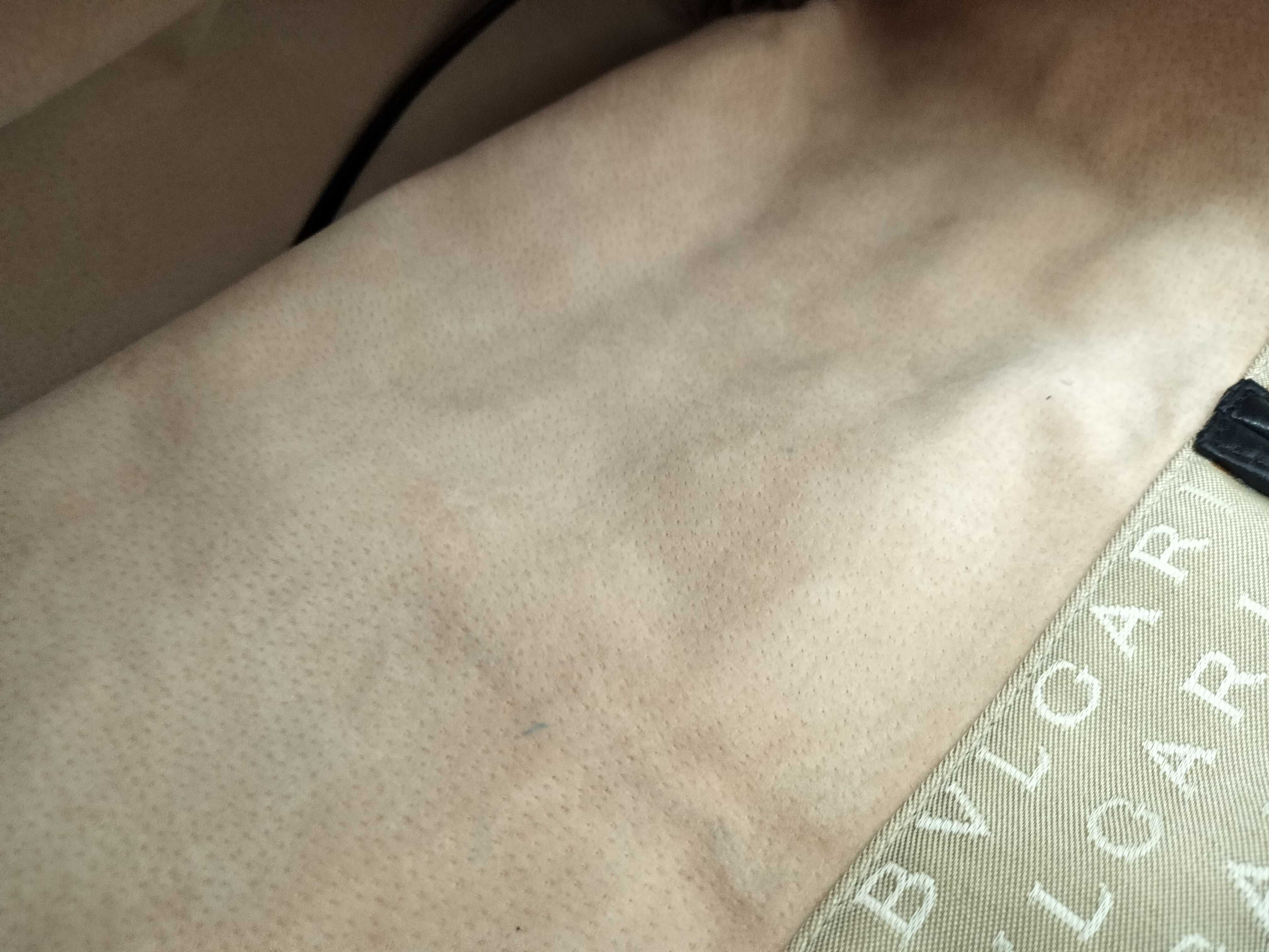 Logomania Bead Decoration Canvas x Leather Beige Tote Bag — view 11