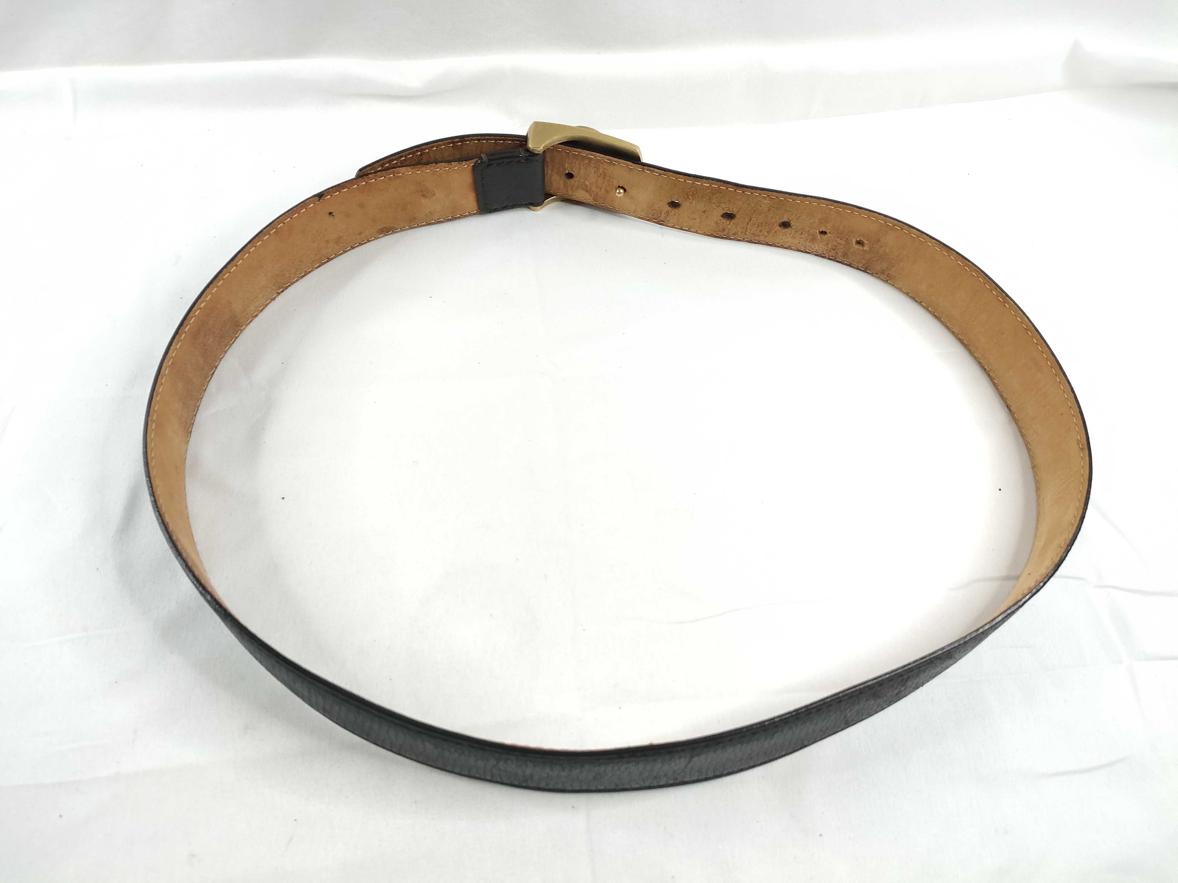 Belt Leather Logo Buckle Belt — view 2