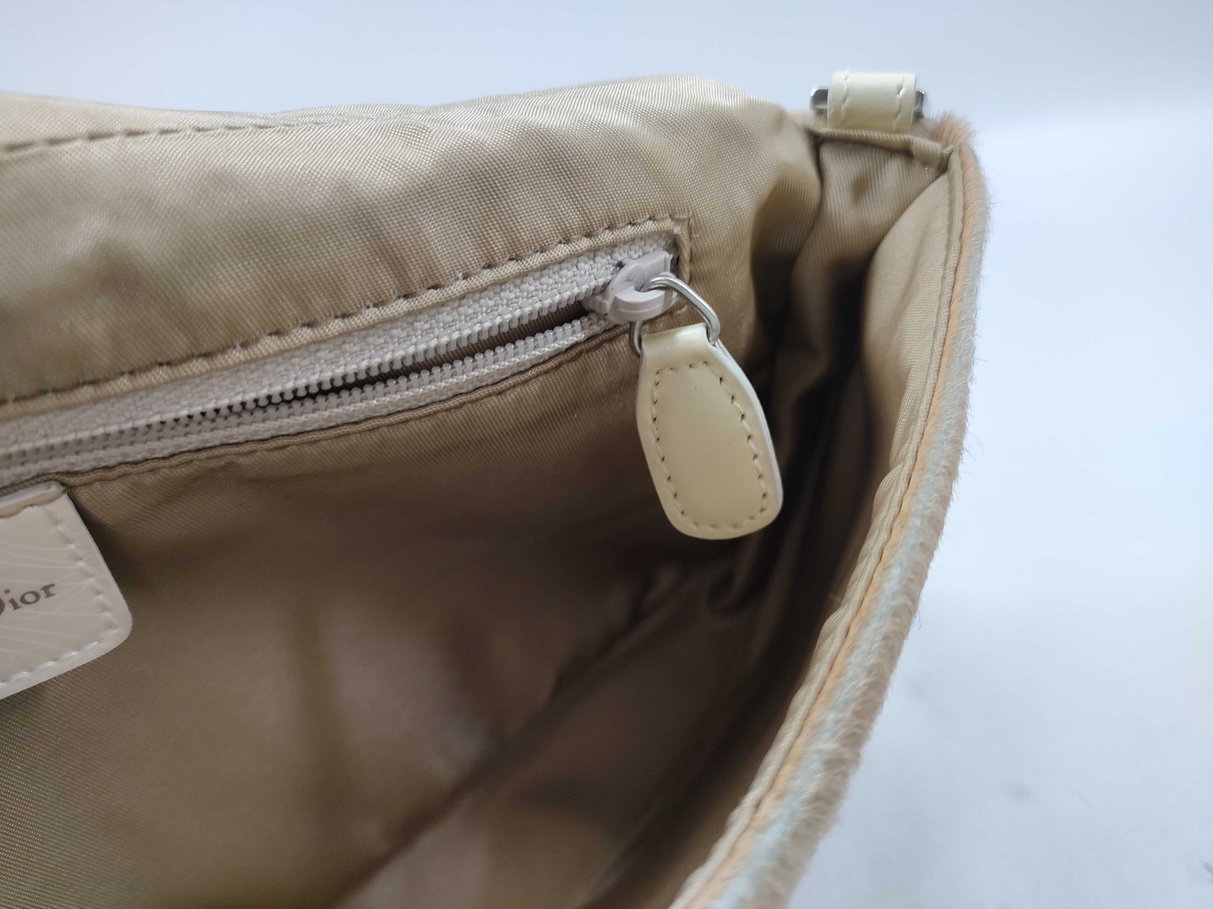 ChristianDior Shoulder Bag, Maris Pearl, Calf Hair Handbag — view 11