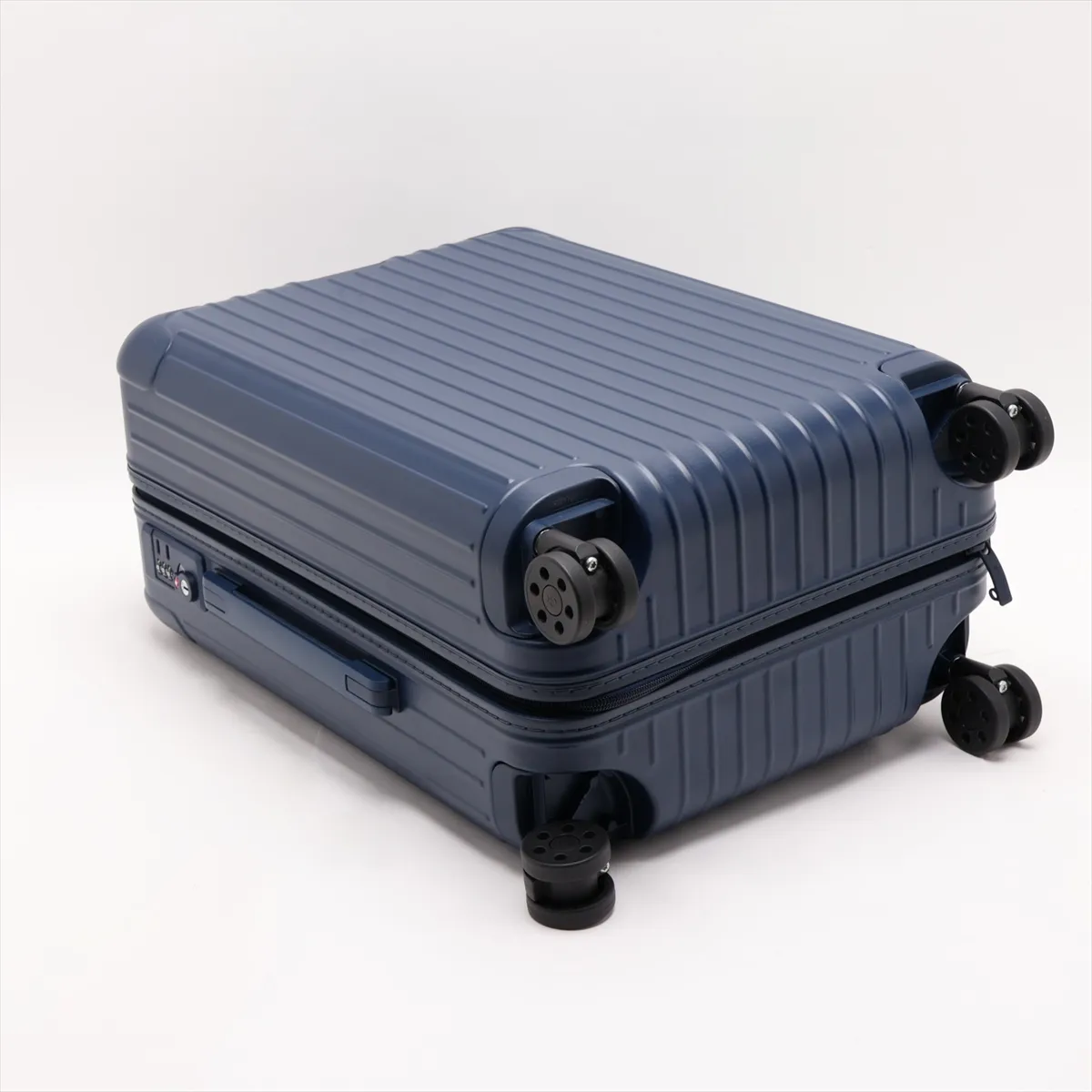 [Individually packaged] Rimowa Essential Cabin Polycarbonate Carry-on Suitcase, Blue, Combination Lock 000 — view 4