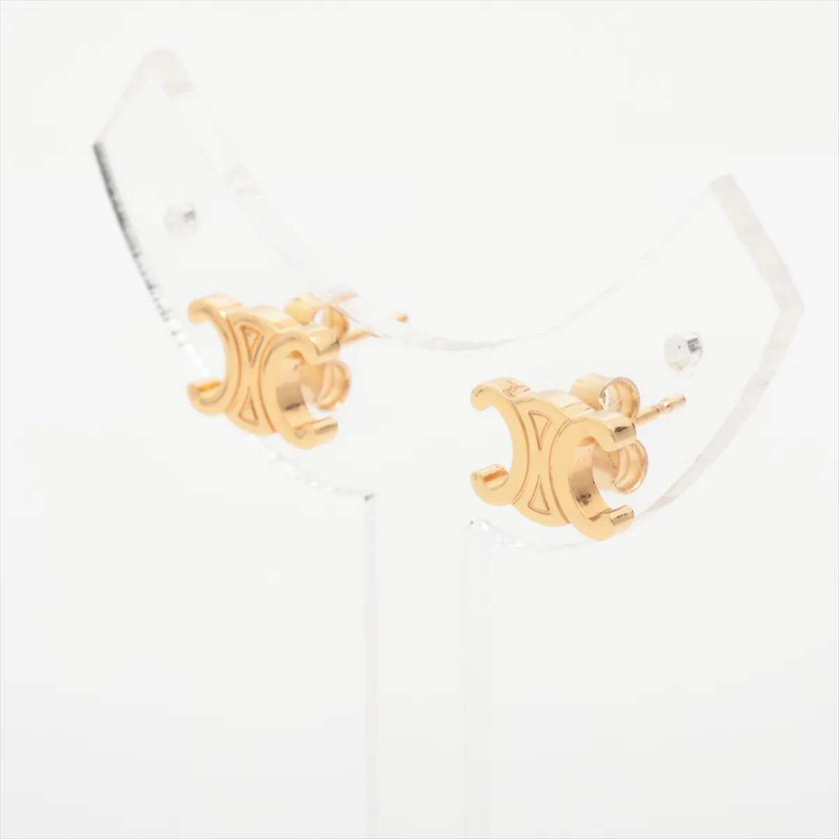 Triomphe UTT4274 Earrings (Pair) GP Gold. Shows signs of wear including — view 3