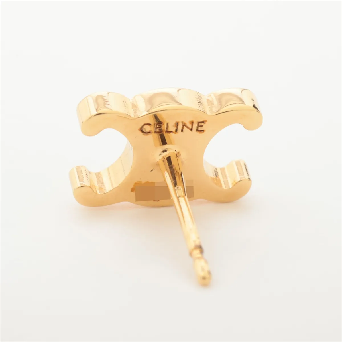 Triomphe UTT4274 Earrings (Pair) GP Gold. Shows signs of wear including — view 5