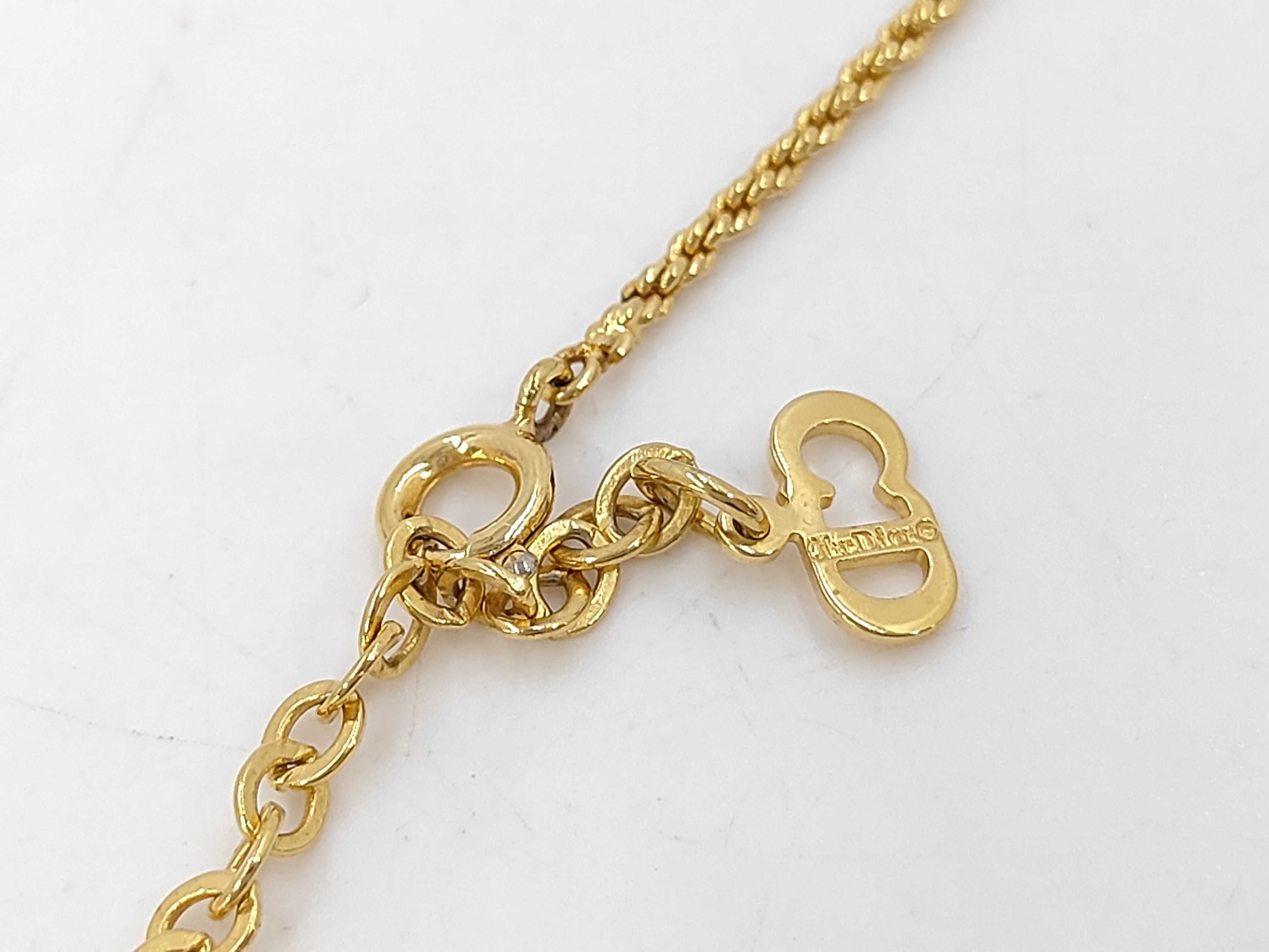 Ribbon CD Gold NC Necklace — view 4