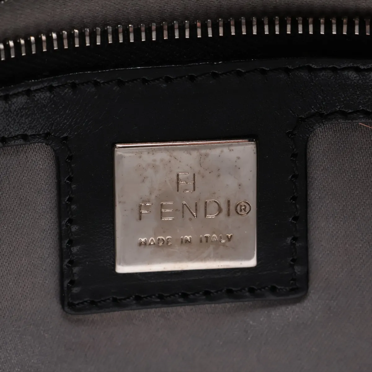 Mamma Bucket Fur and Leather Shoulder Bag, Black — view 9
