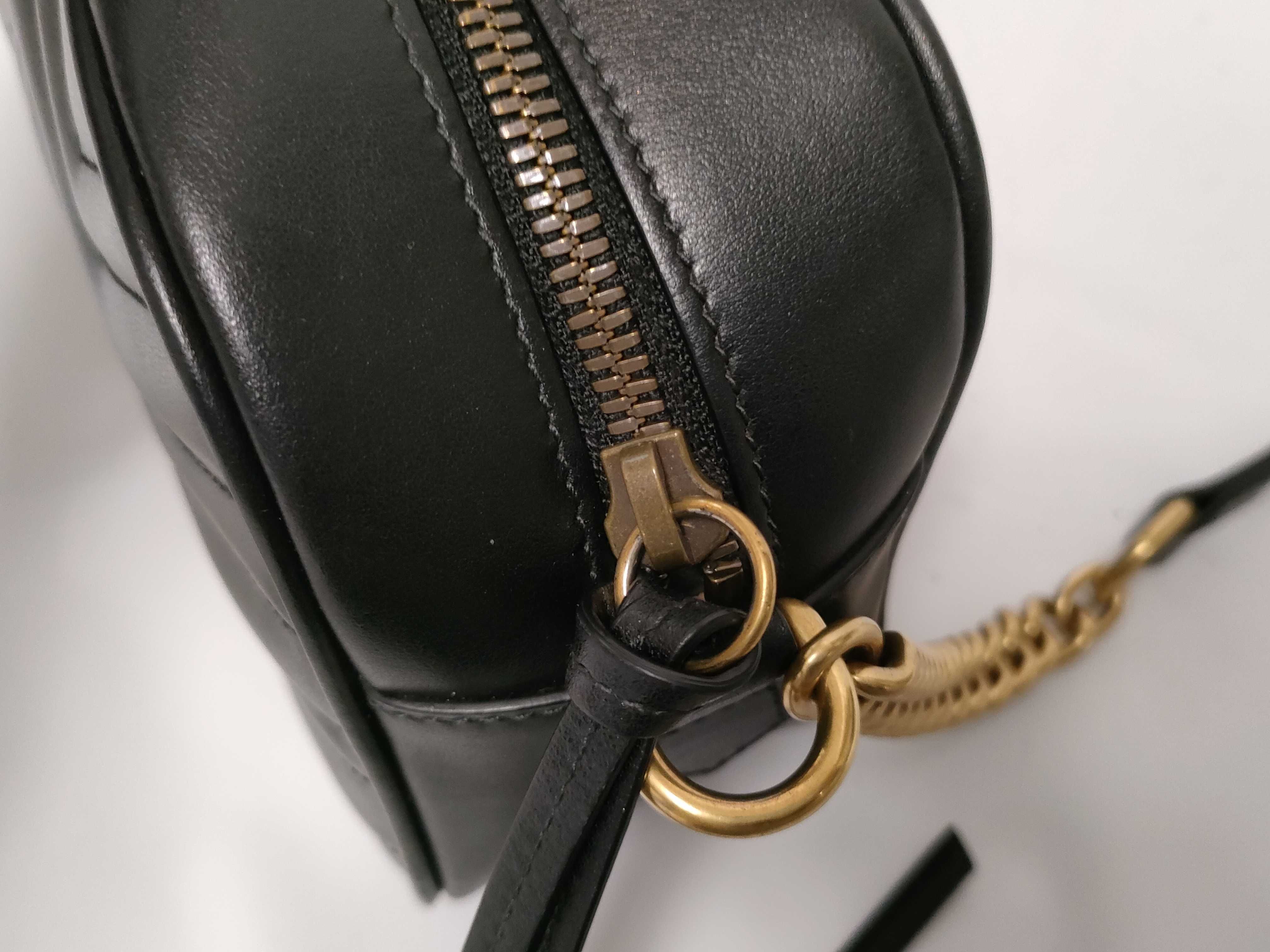 GG Marmont Leather Chain Shoulder Bag, Black, 447632 (Shoulder Bag) — view 6