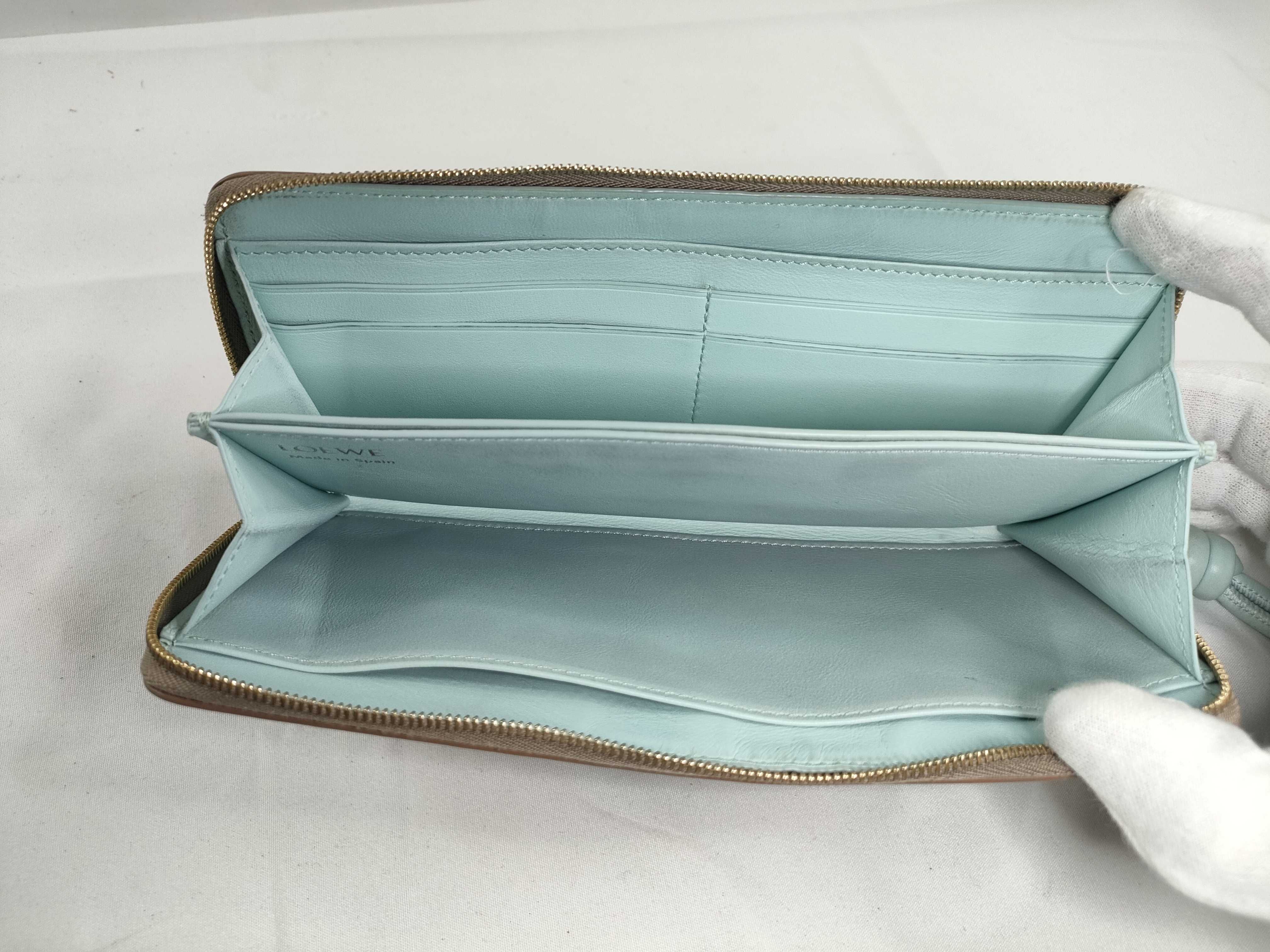 Knot Women's Long Wallet, Beige, S000545 — view 8