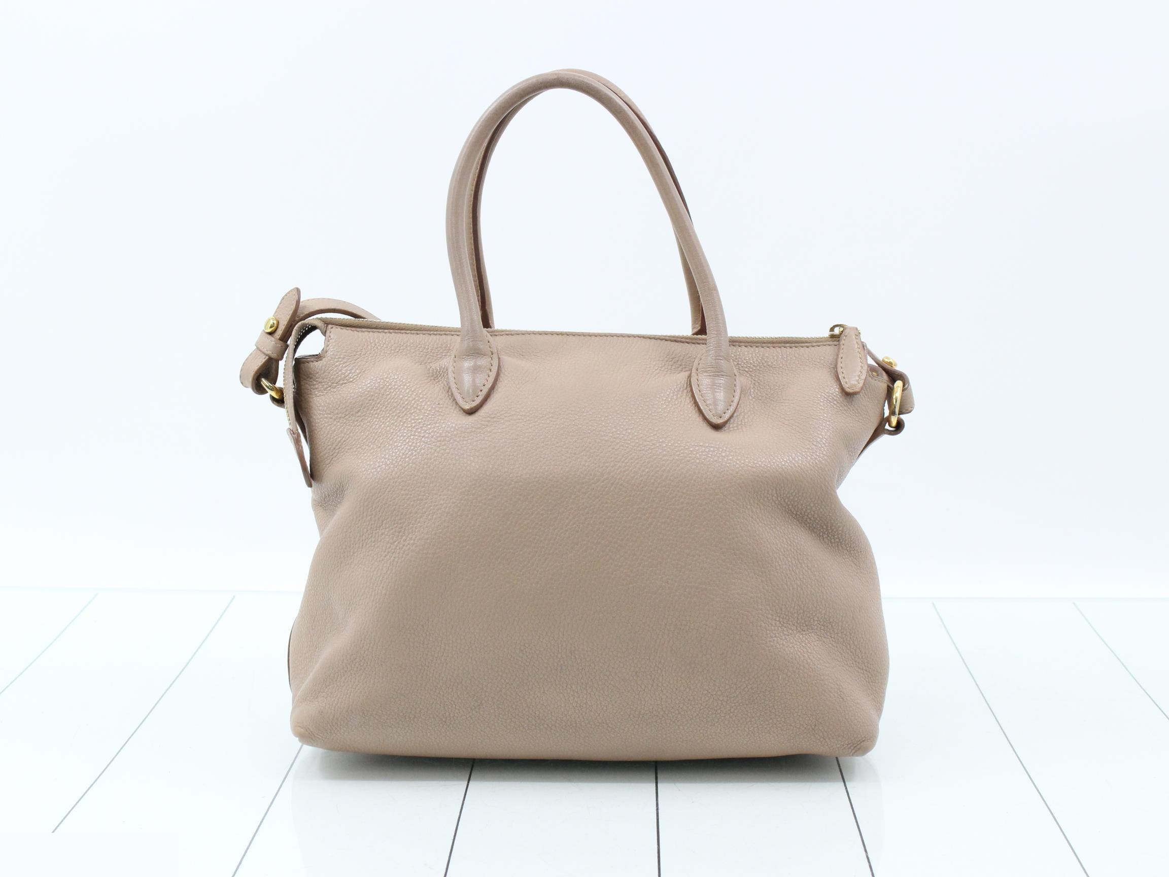 Leather Logo 2-Way Shoulder/Handbag — view 2