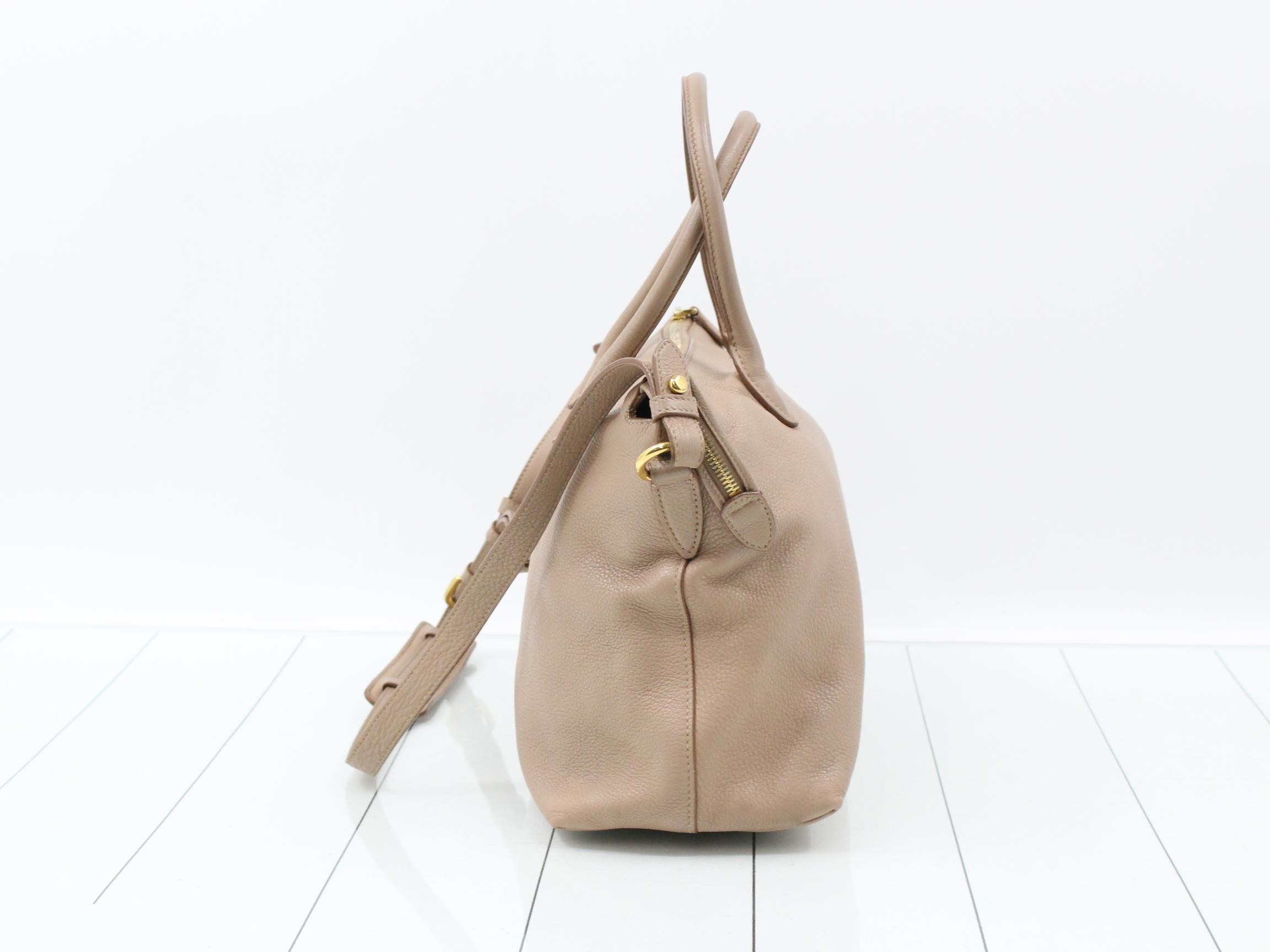 Leather Logo 2-Way Shoulder/Handbag — view 3